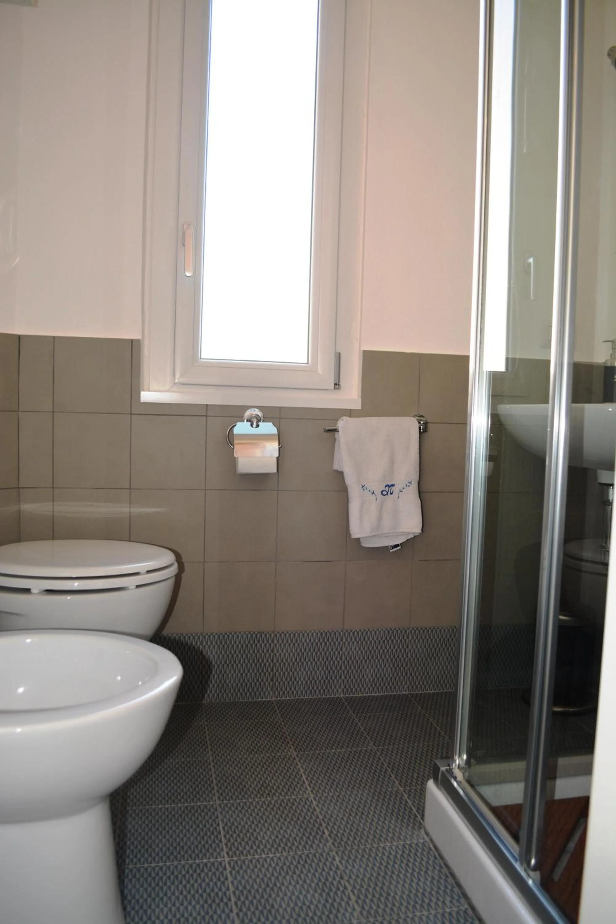 Bathroom in L'Attichetto di Ponte Milvio a Roma Centro