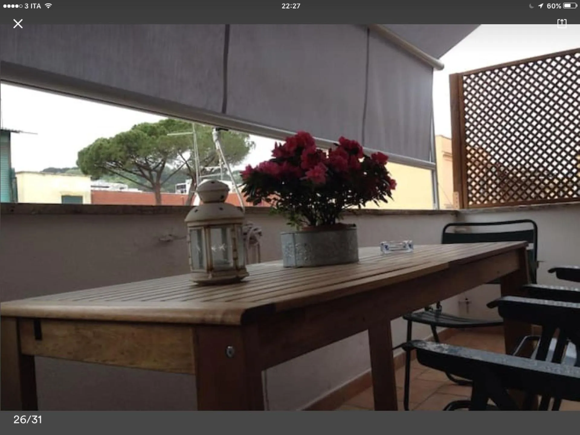 Balcony/Terrace in L'Attichetto di Ponte Milvio a Roma Centro