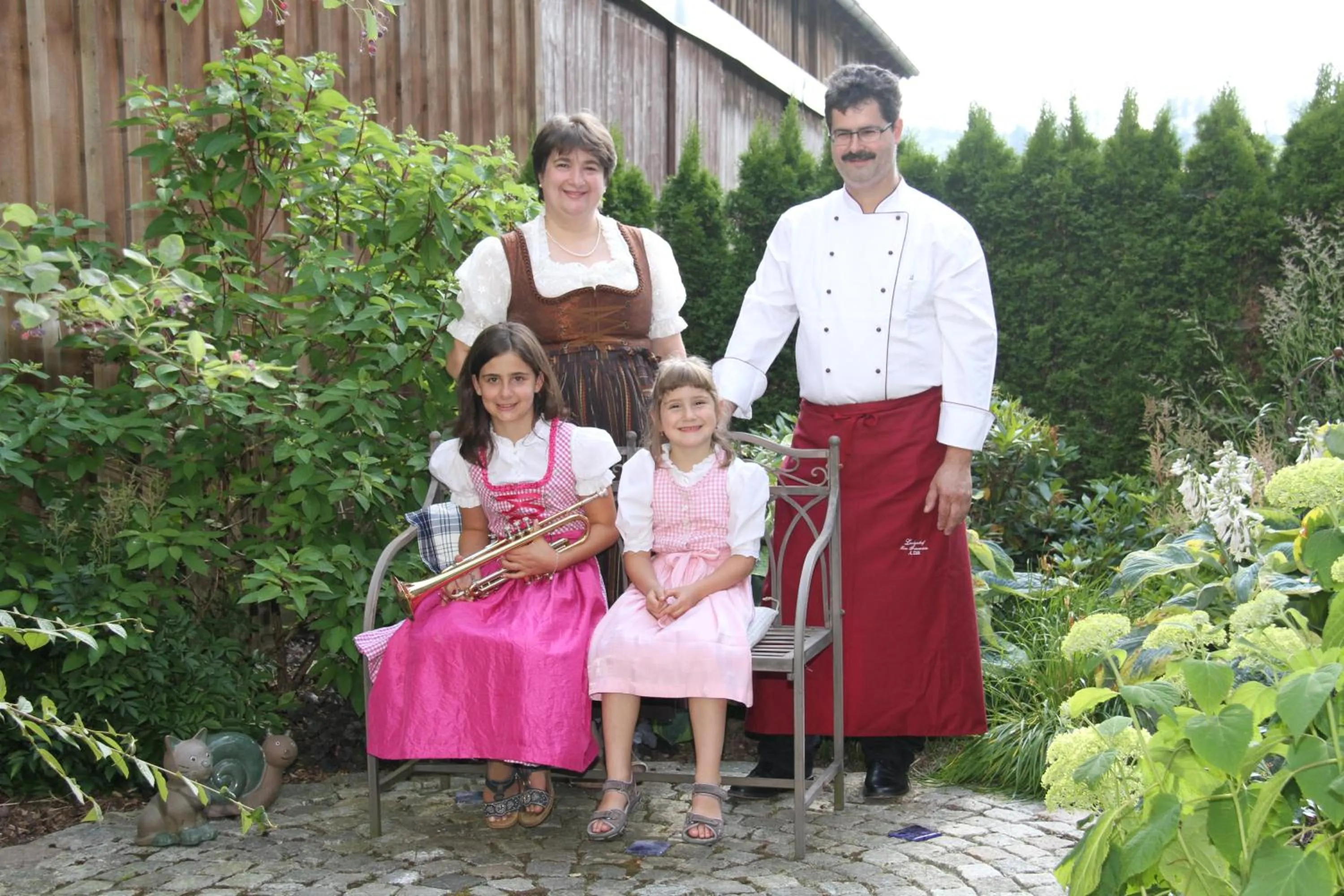 Family in Zilks Landgasthof Zum Frauenstein