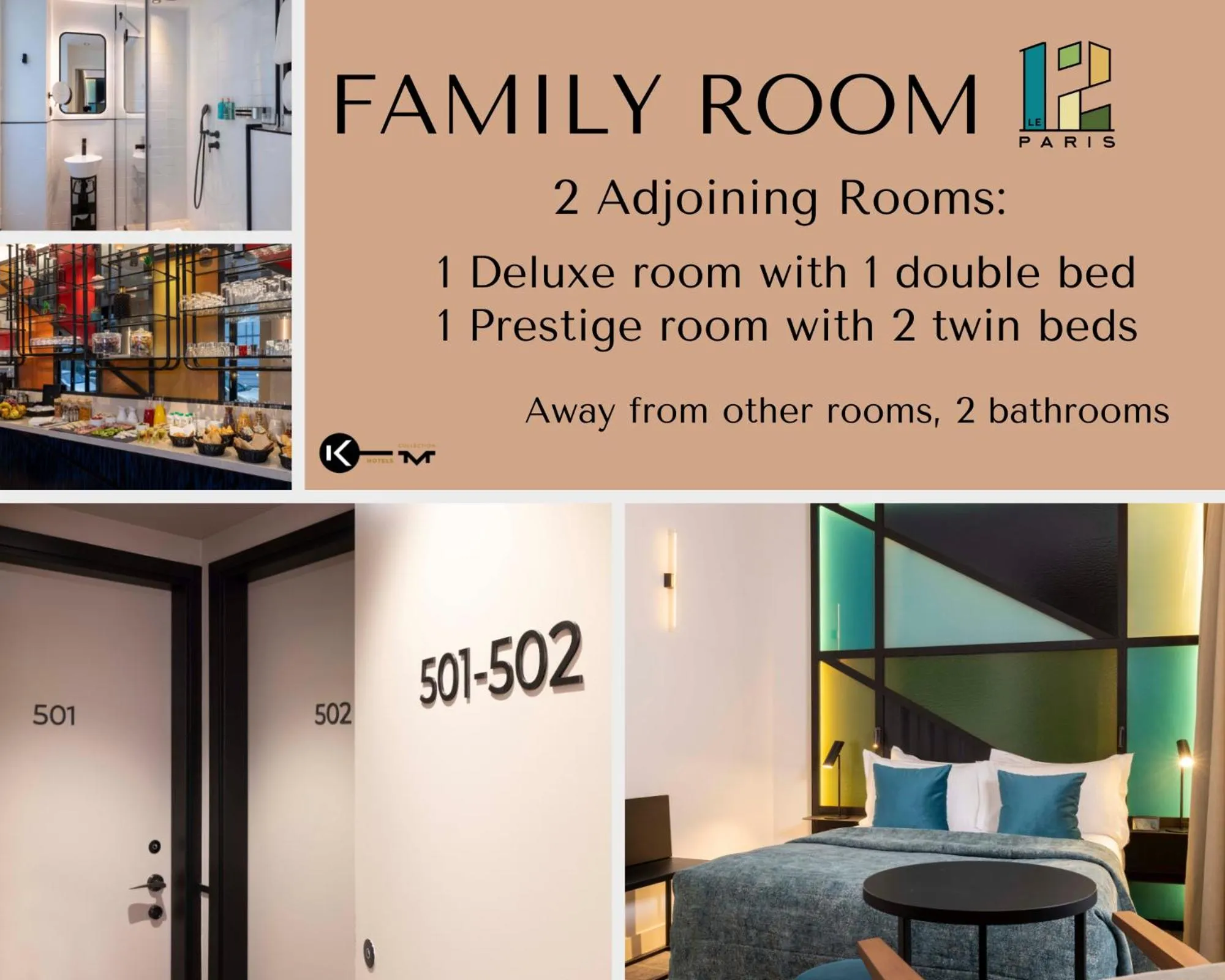 children, Bed in Le 12 Hôtel