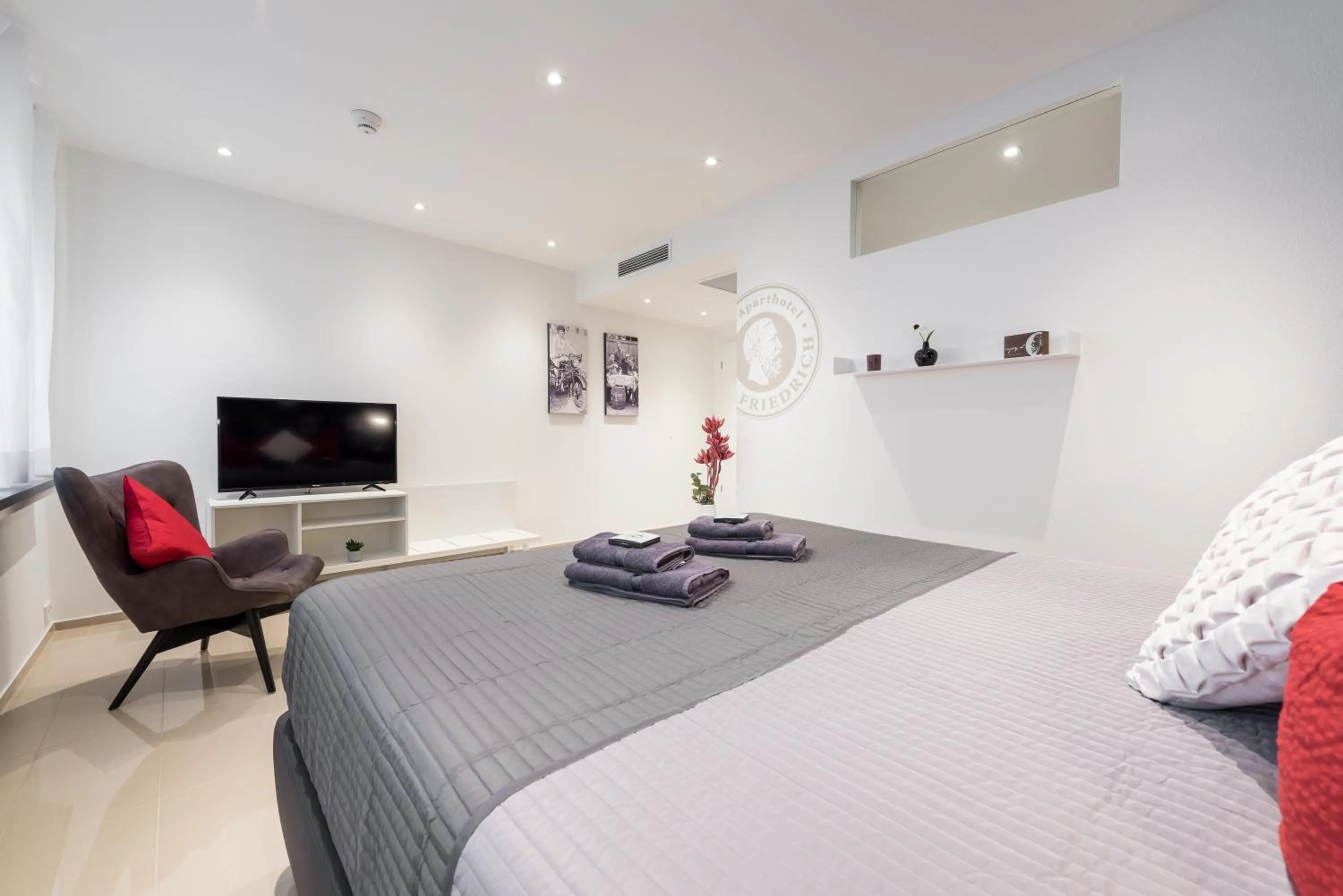 Bedroom, Bed in Friedrich Boutique-Apartments