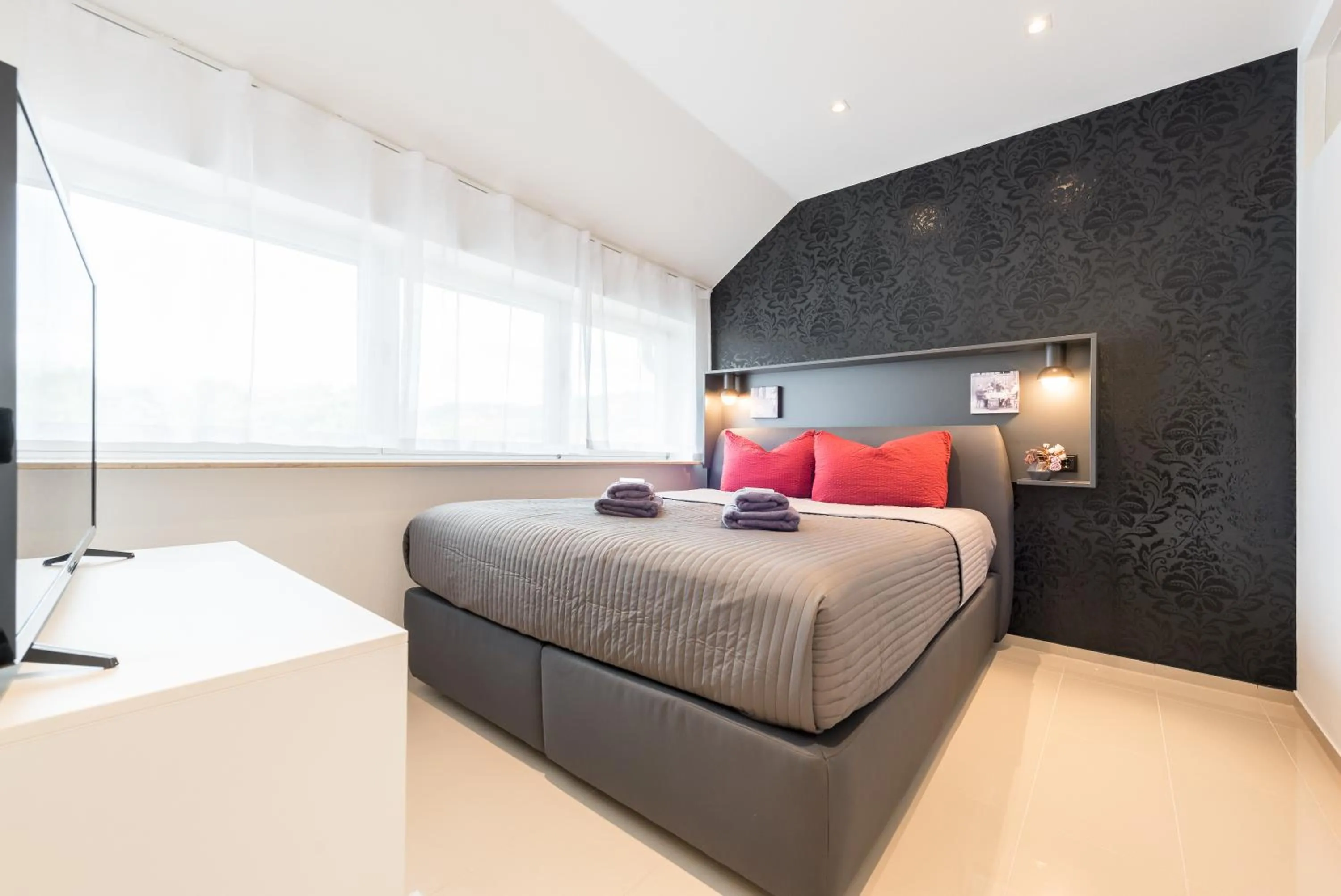 Bedroom, Bed in Friedrich Boutique-Apartments