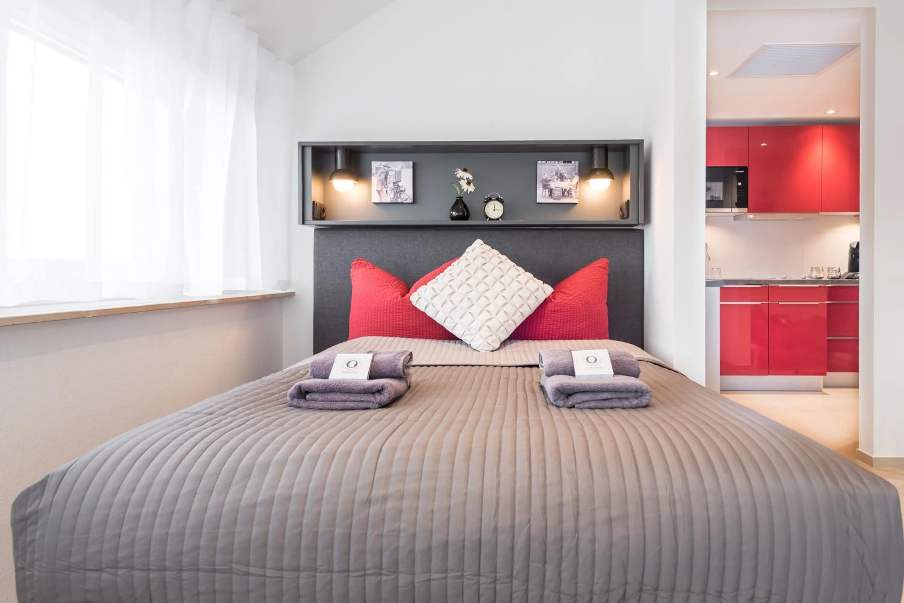 Bedroom, Bed in Friedrich Boutique-Apartments