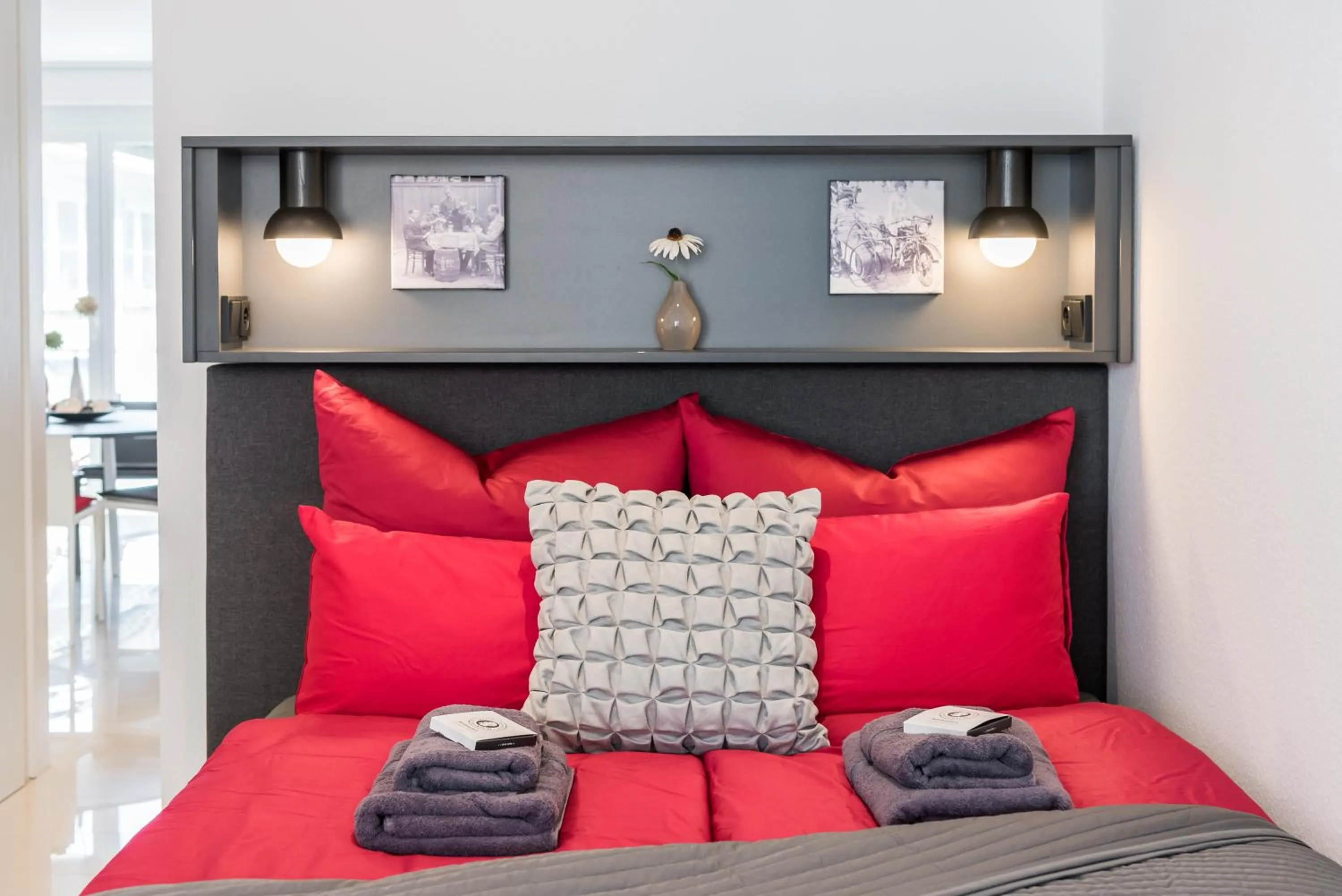 Bedroom, Bed in Friedrich Boutique-Apartments