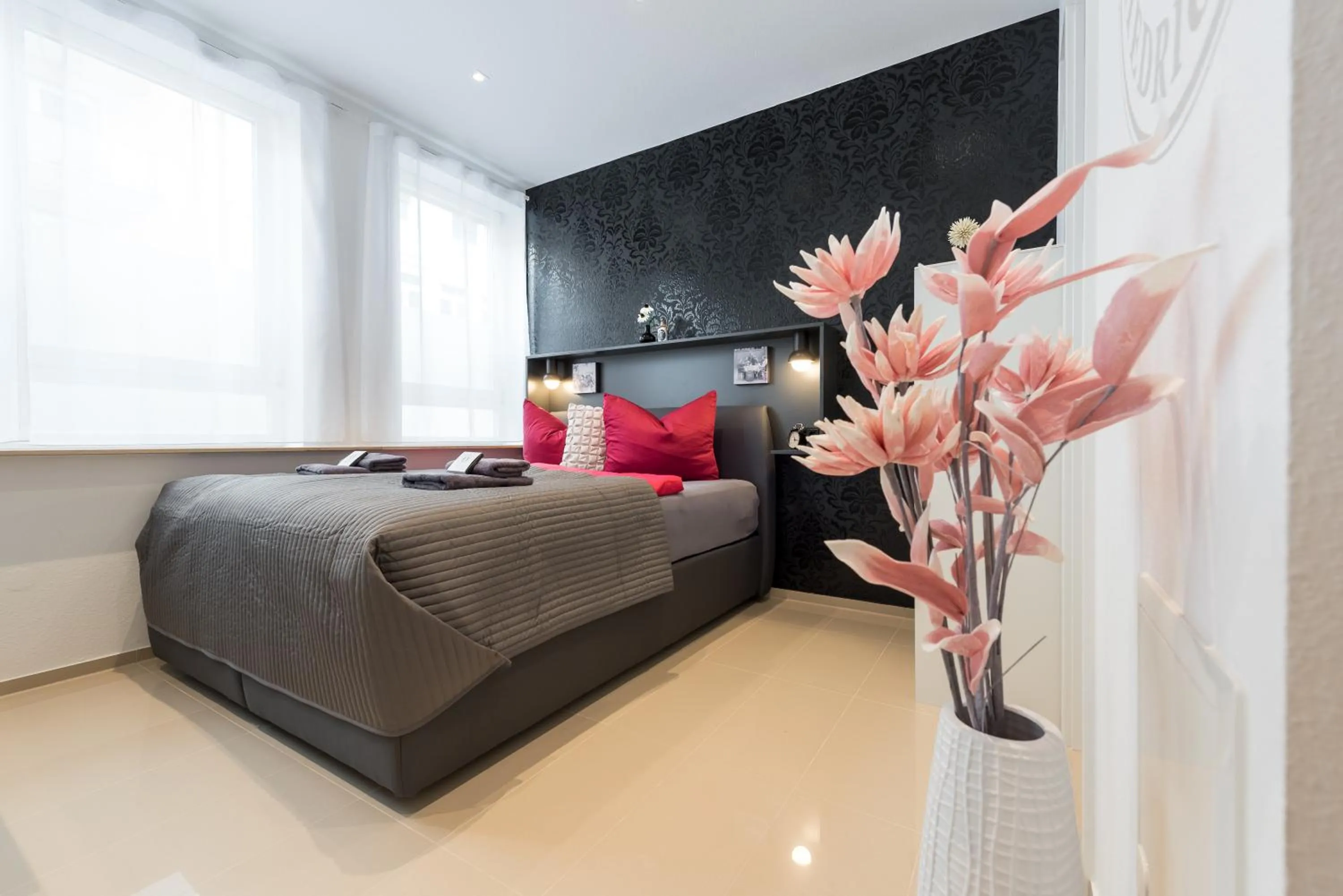 Bedroom, Bed in Friedrich Boutique-Apartments