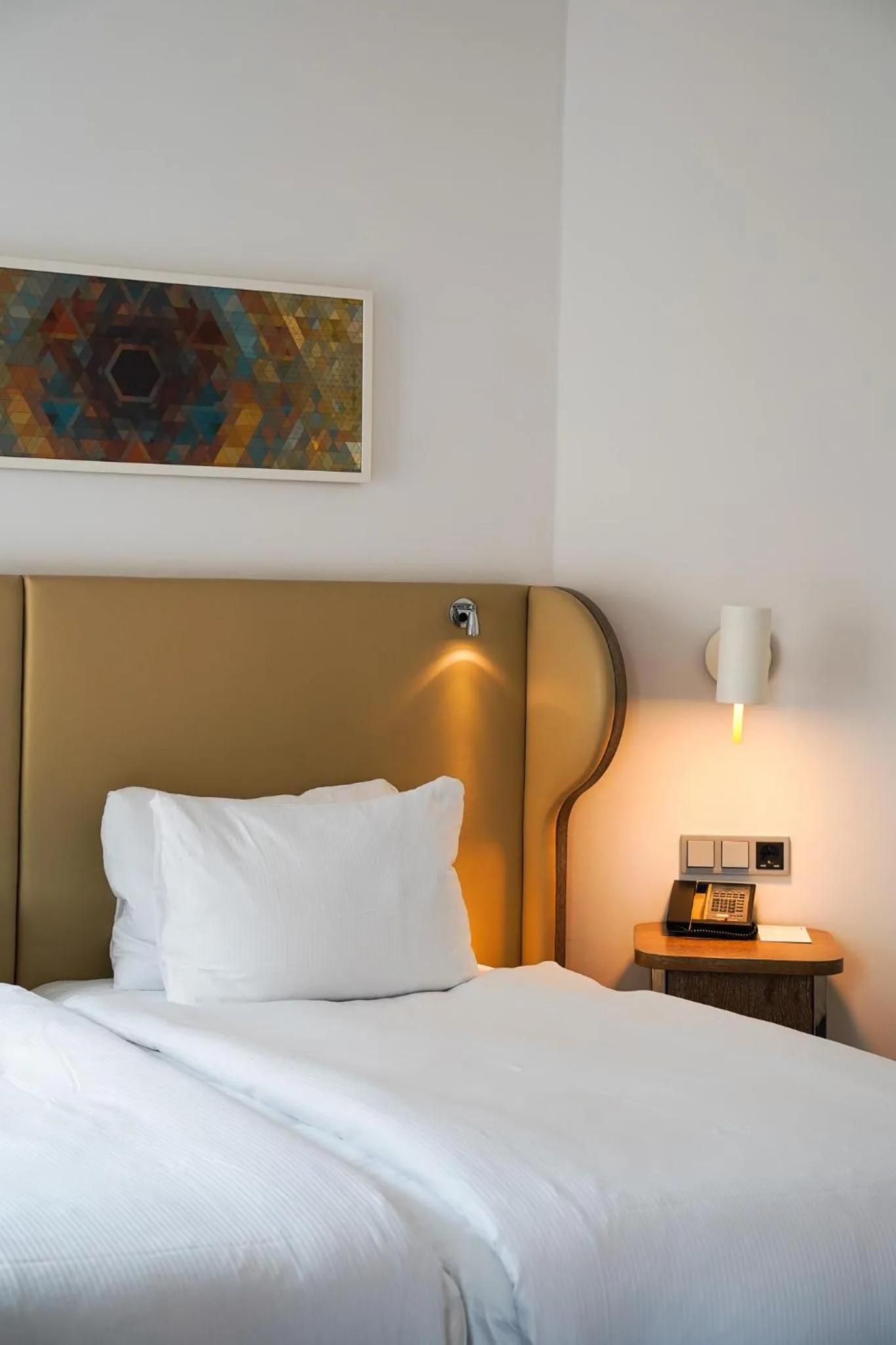 Bed in Hilton Stockholm Slussen Hotel