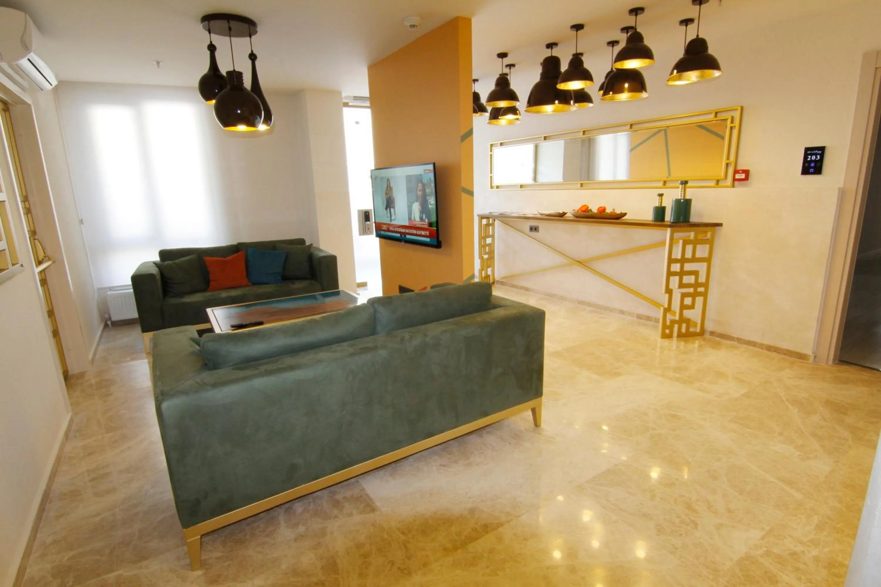 Seating area in Zin D Home Otel Cekmeköy