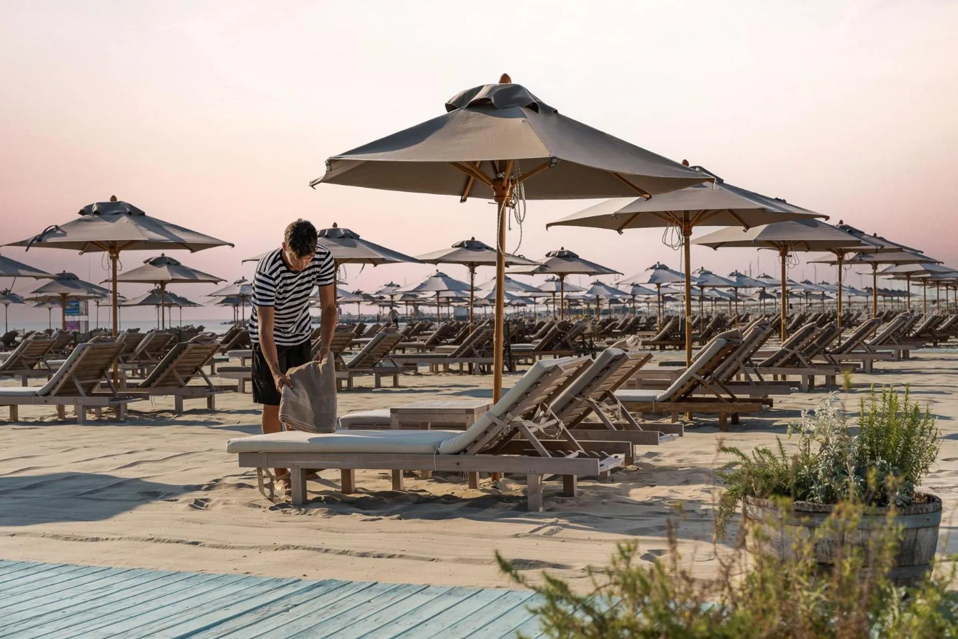 Beach in MarePineta Resort