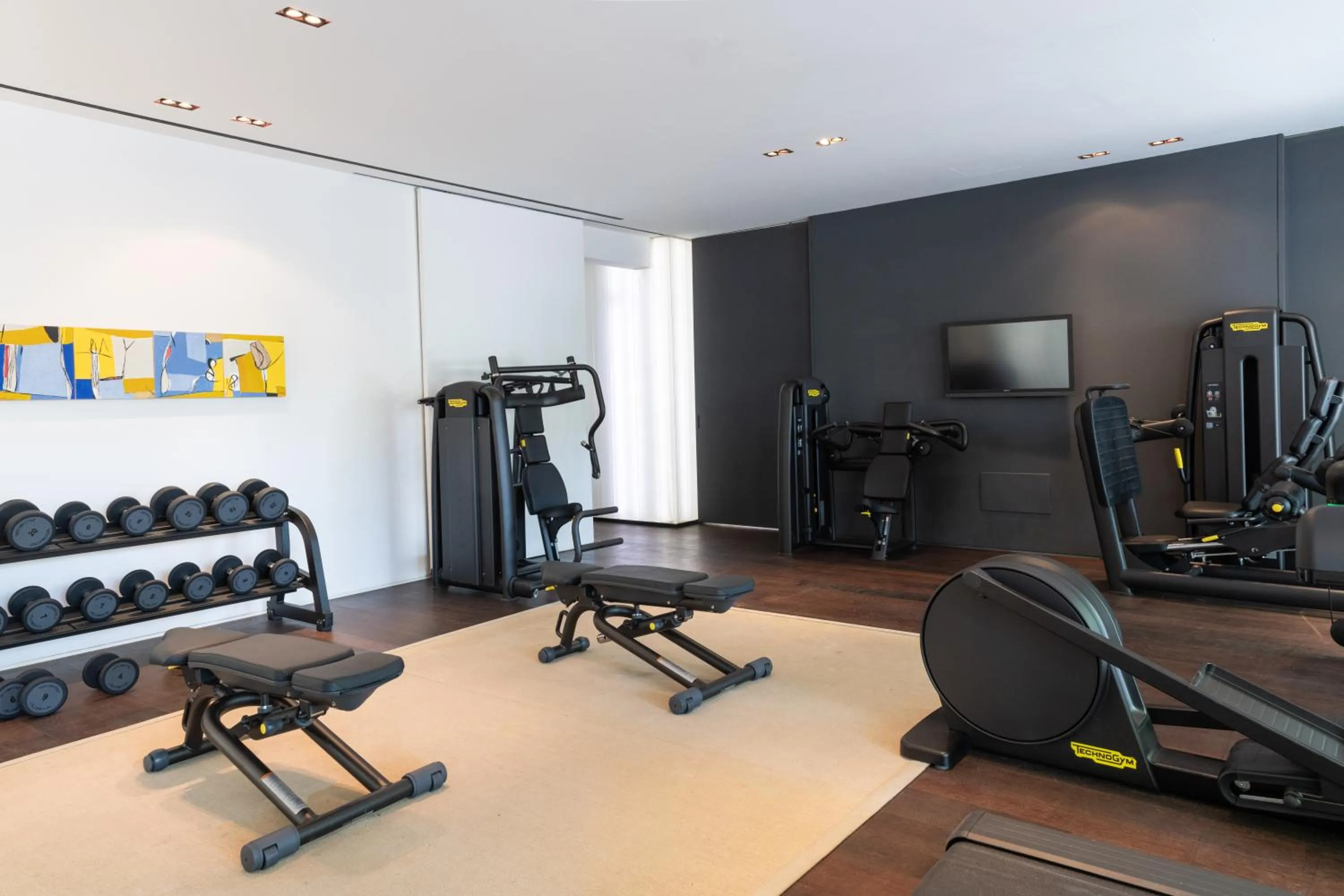 Fitness centre/facilities in MarePineta Resort