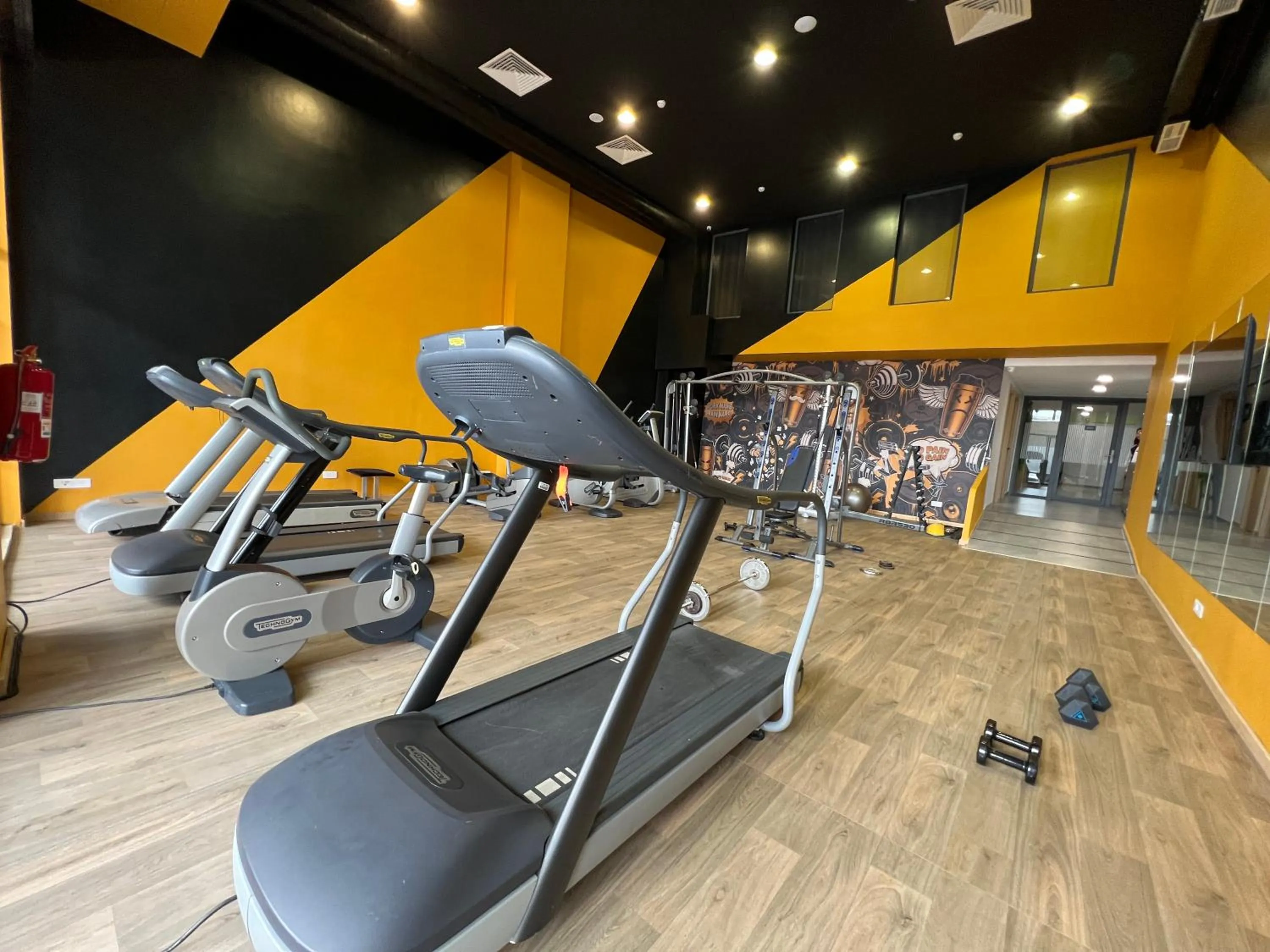 Fitness centre/facilities in Melliber Appart Hotel