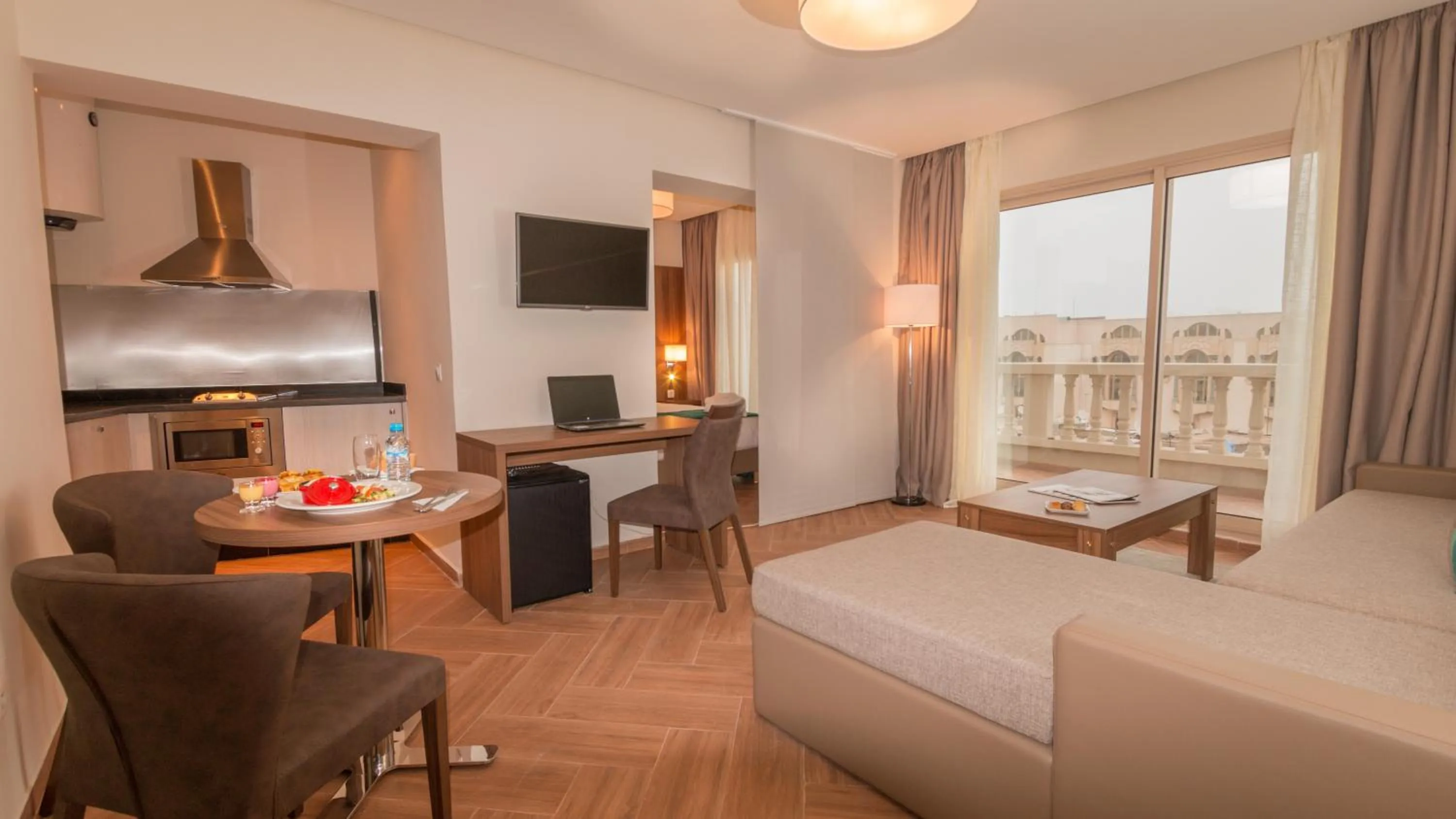 Bedroom, Bed in Melliber Appart Hotel