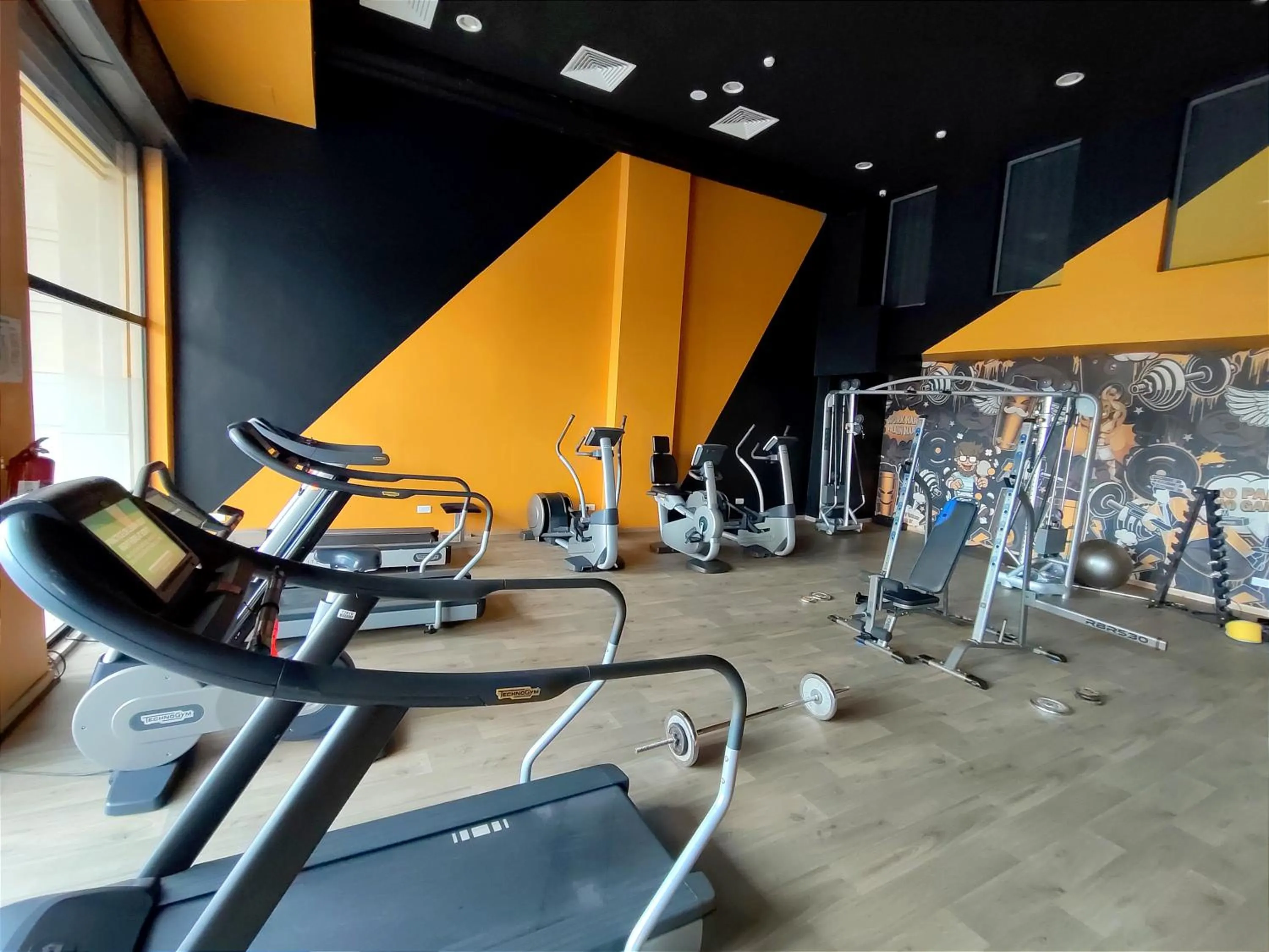 Fitness centre/facilities in Melliber Appart Hotel