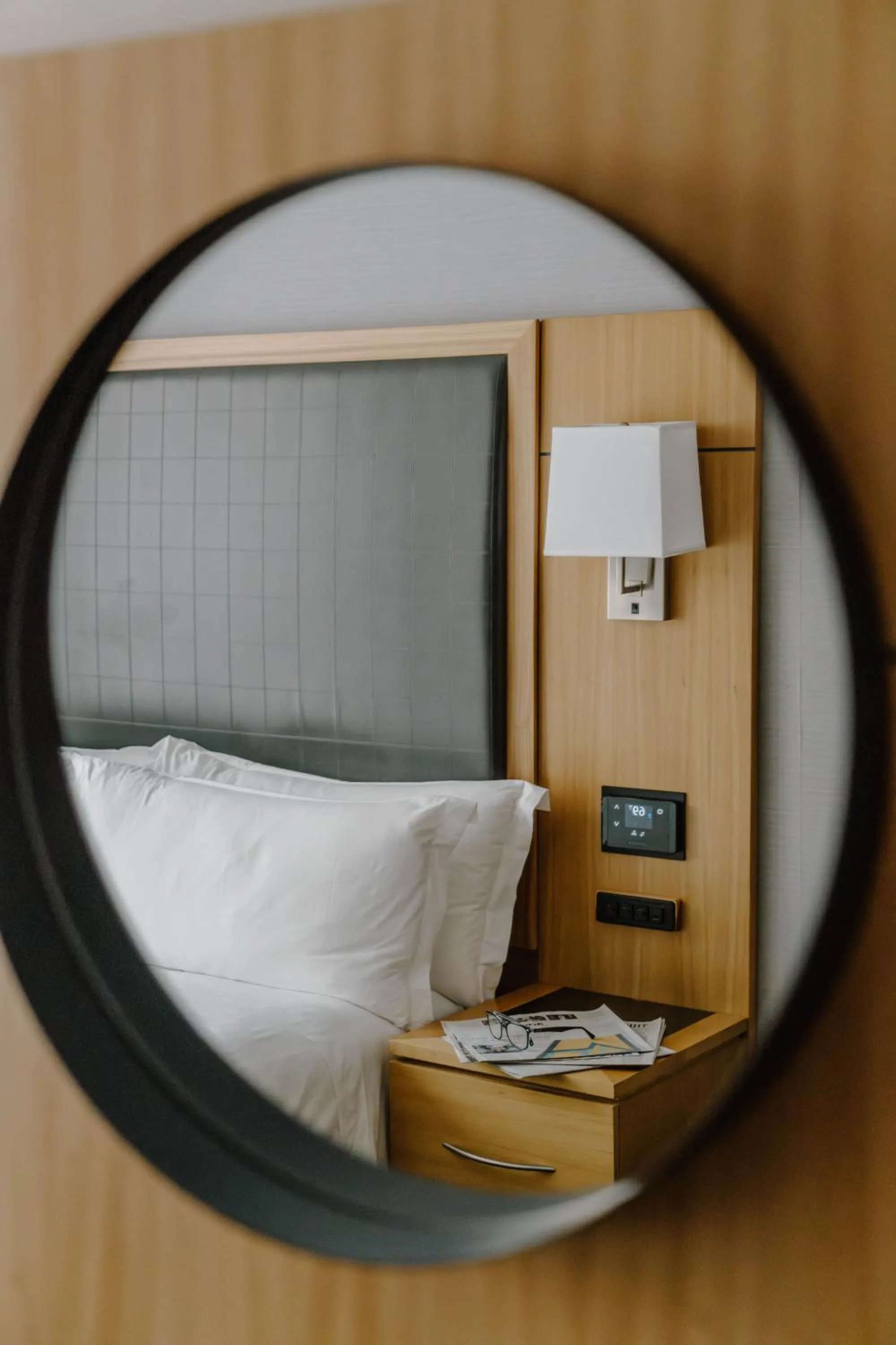 Bed in World Center Hotel