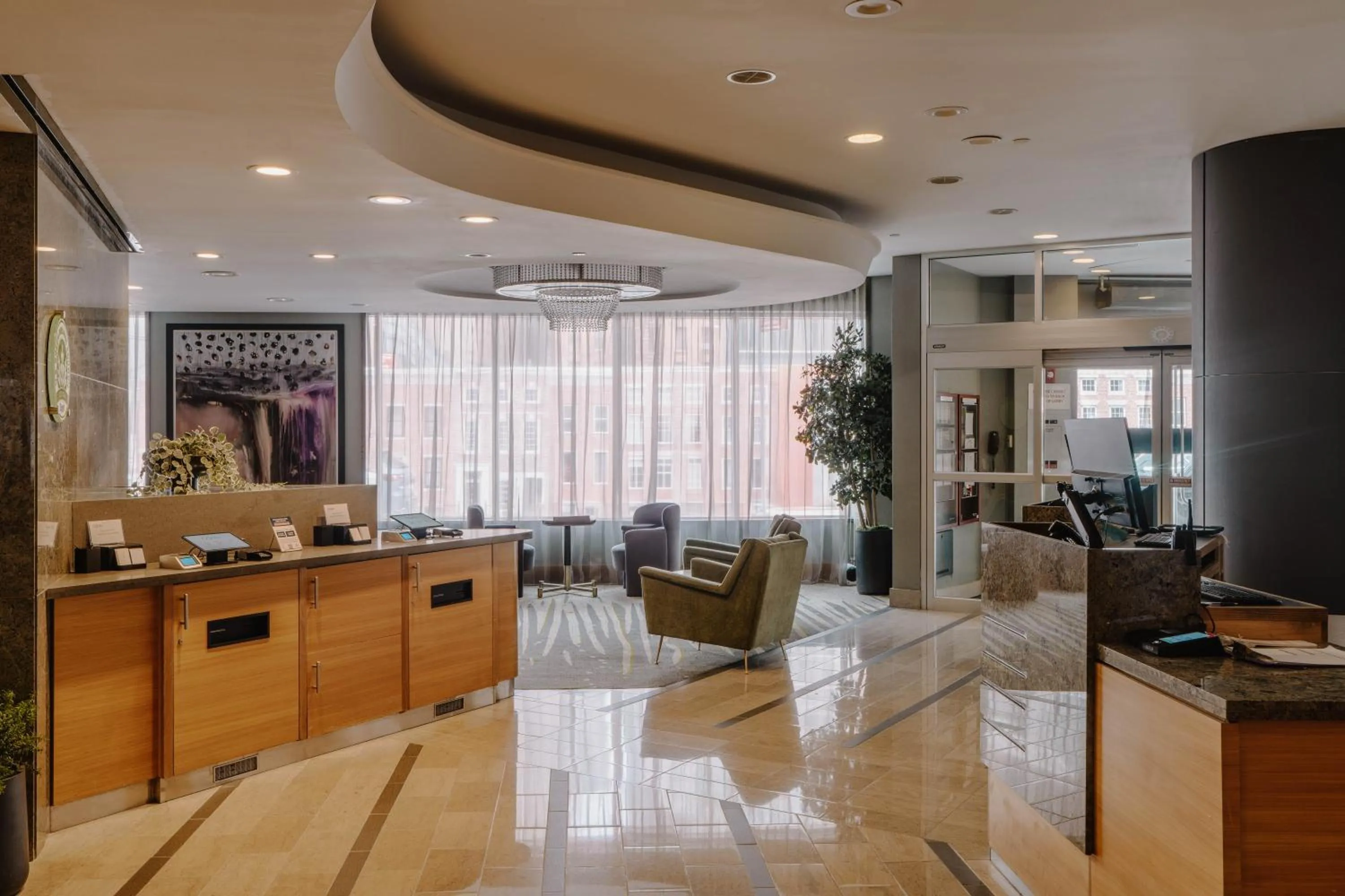 Lobby or reception in World Center Hotel