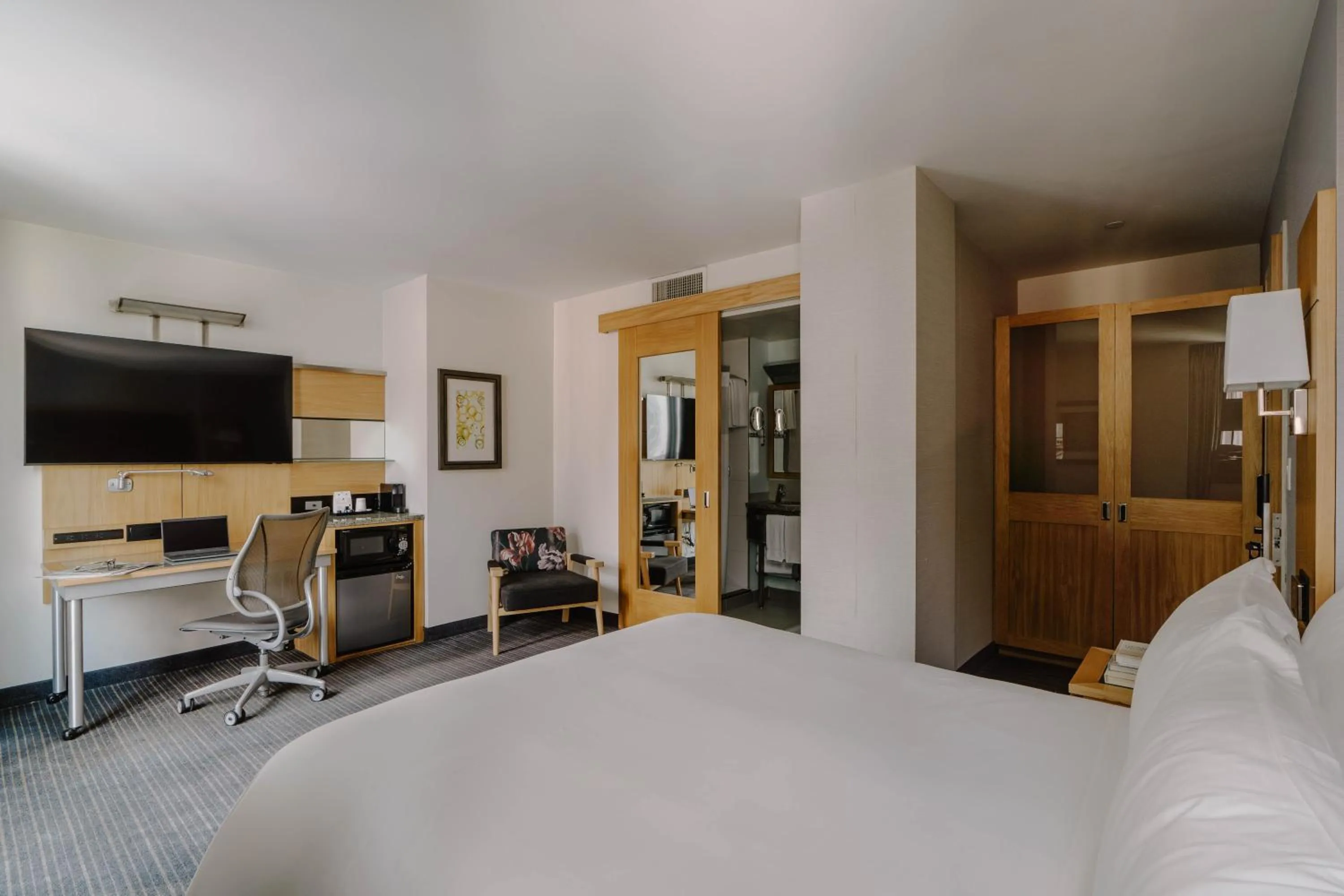 Bed in World Center Hotel