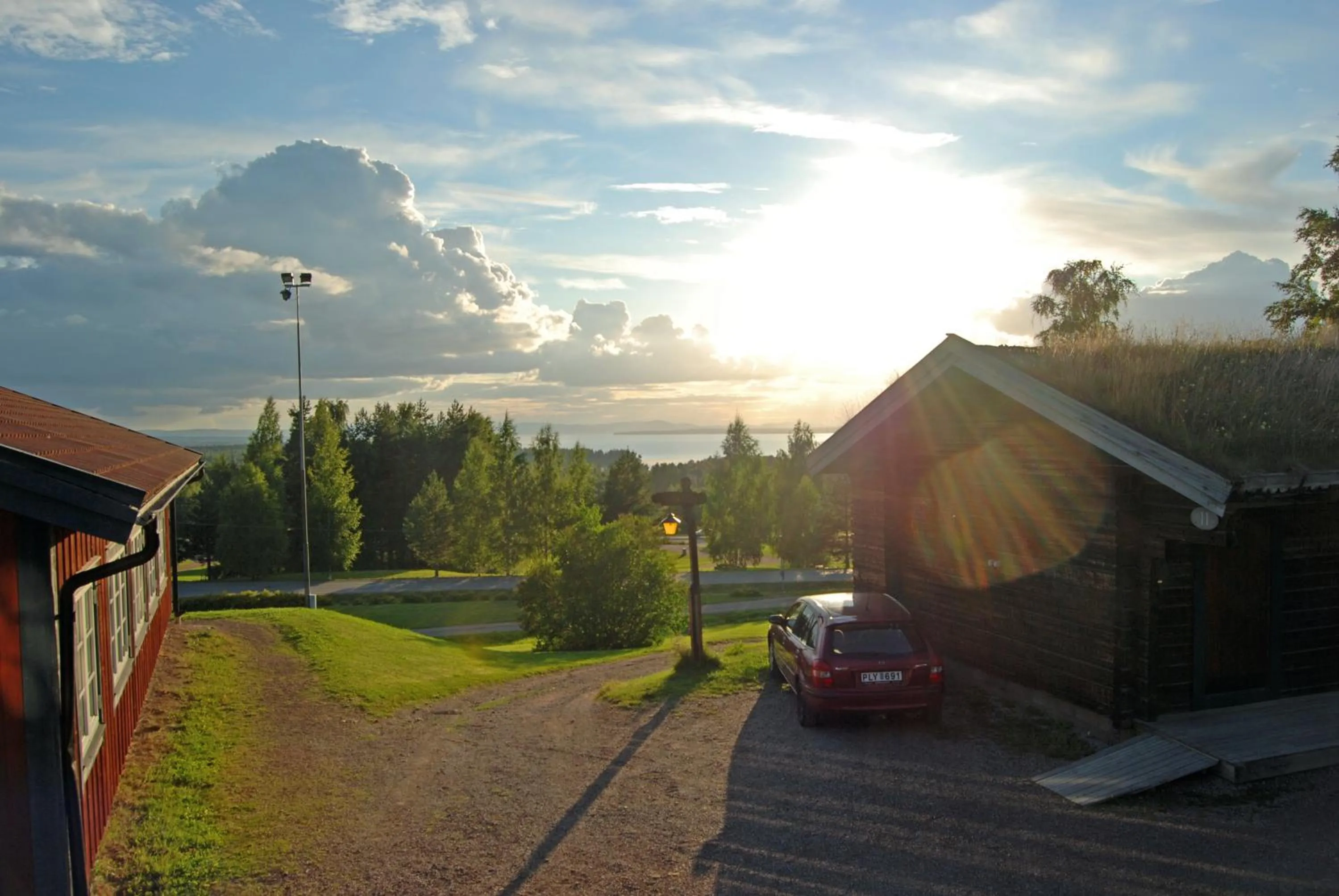 Sunset in Dala Wärdshus