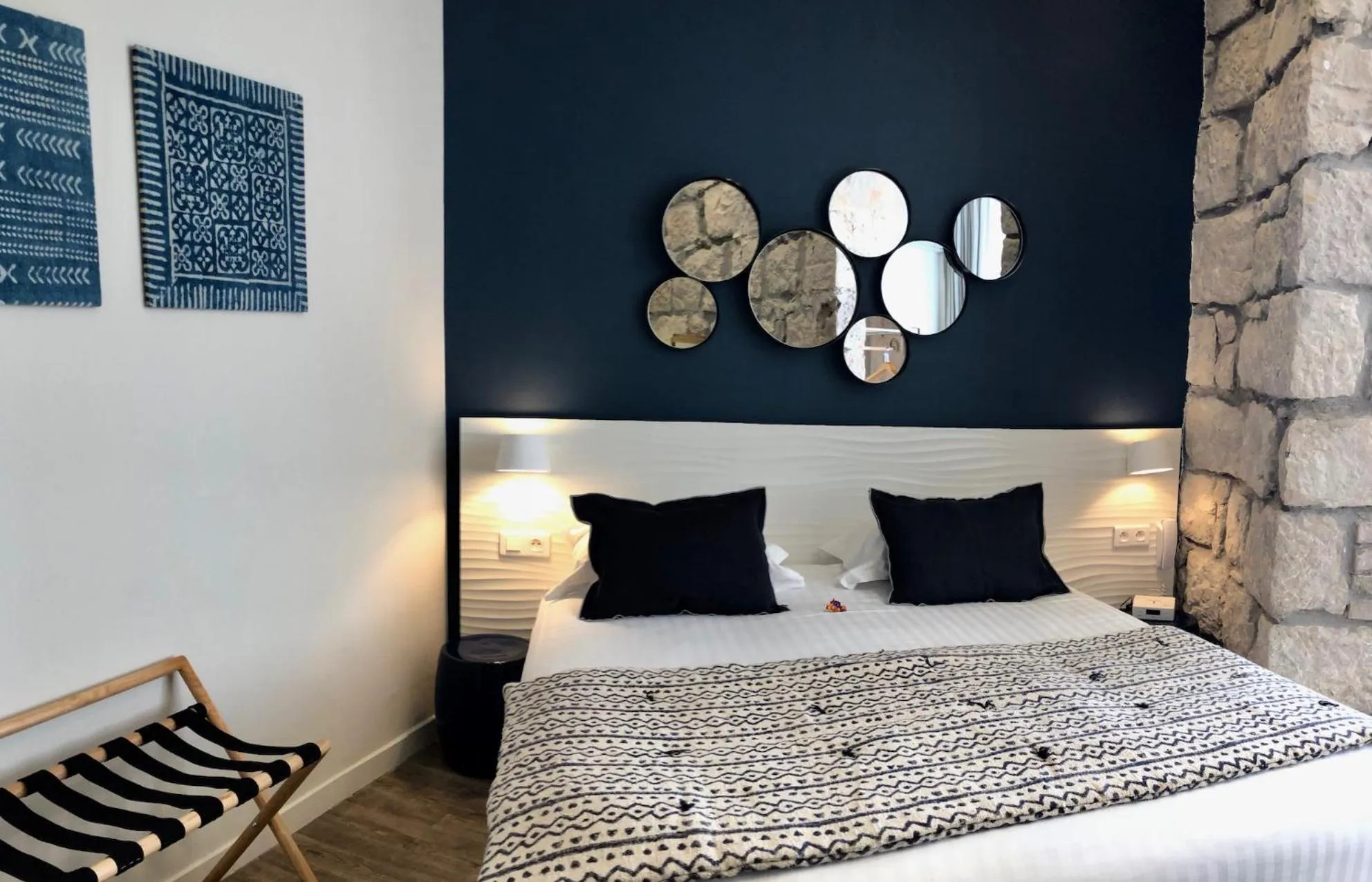 Bedroom, Bed in Boutique Hotel & Spa la Villa Cap Ferrat