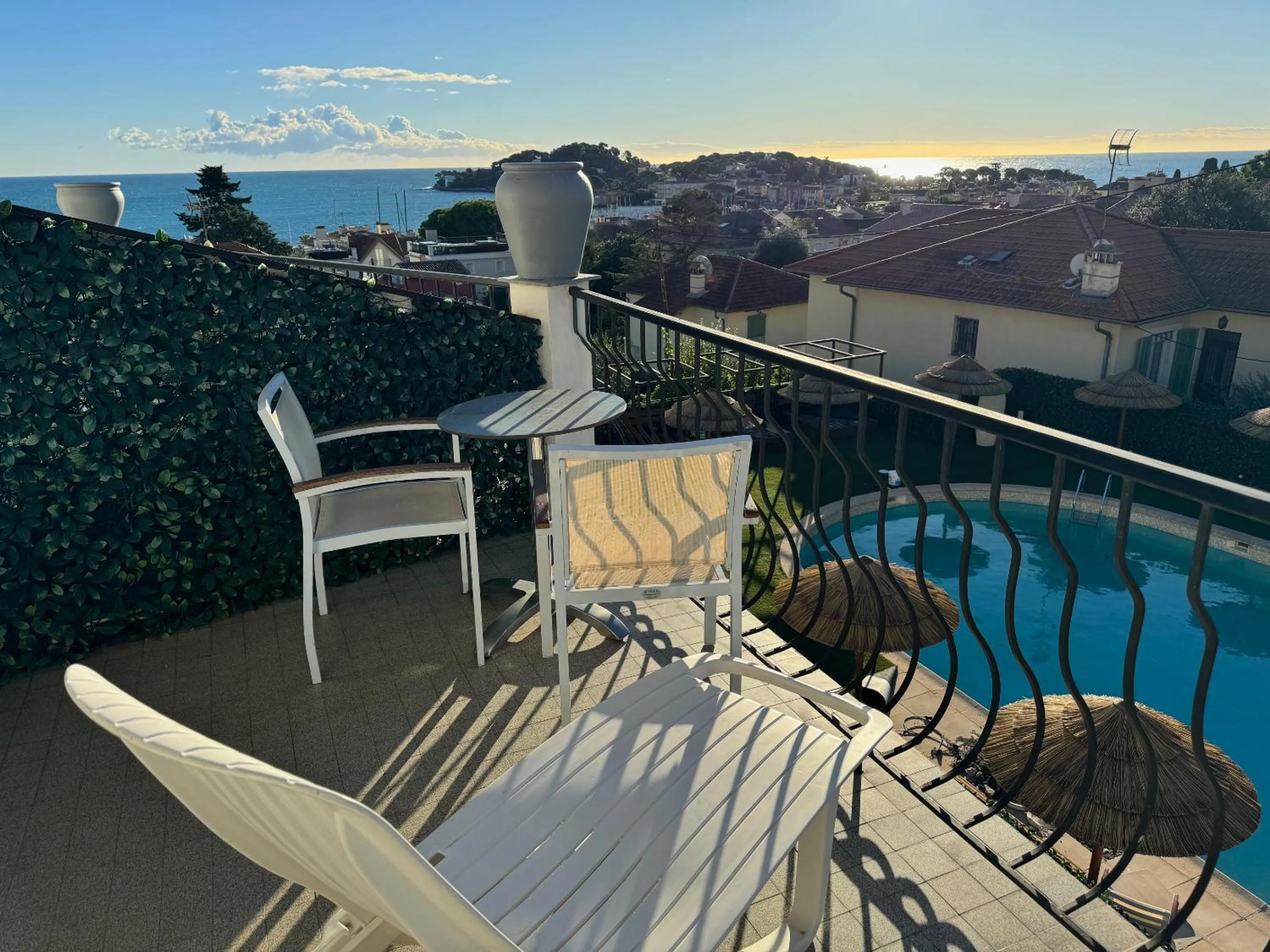Patio in Boutique Hotel & Spa la Villa Cap Ferrat