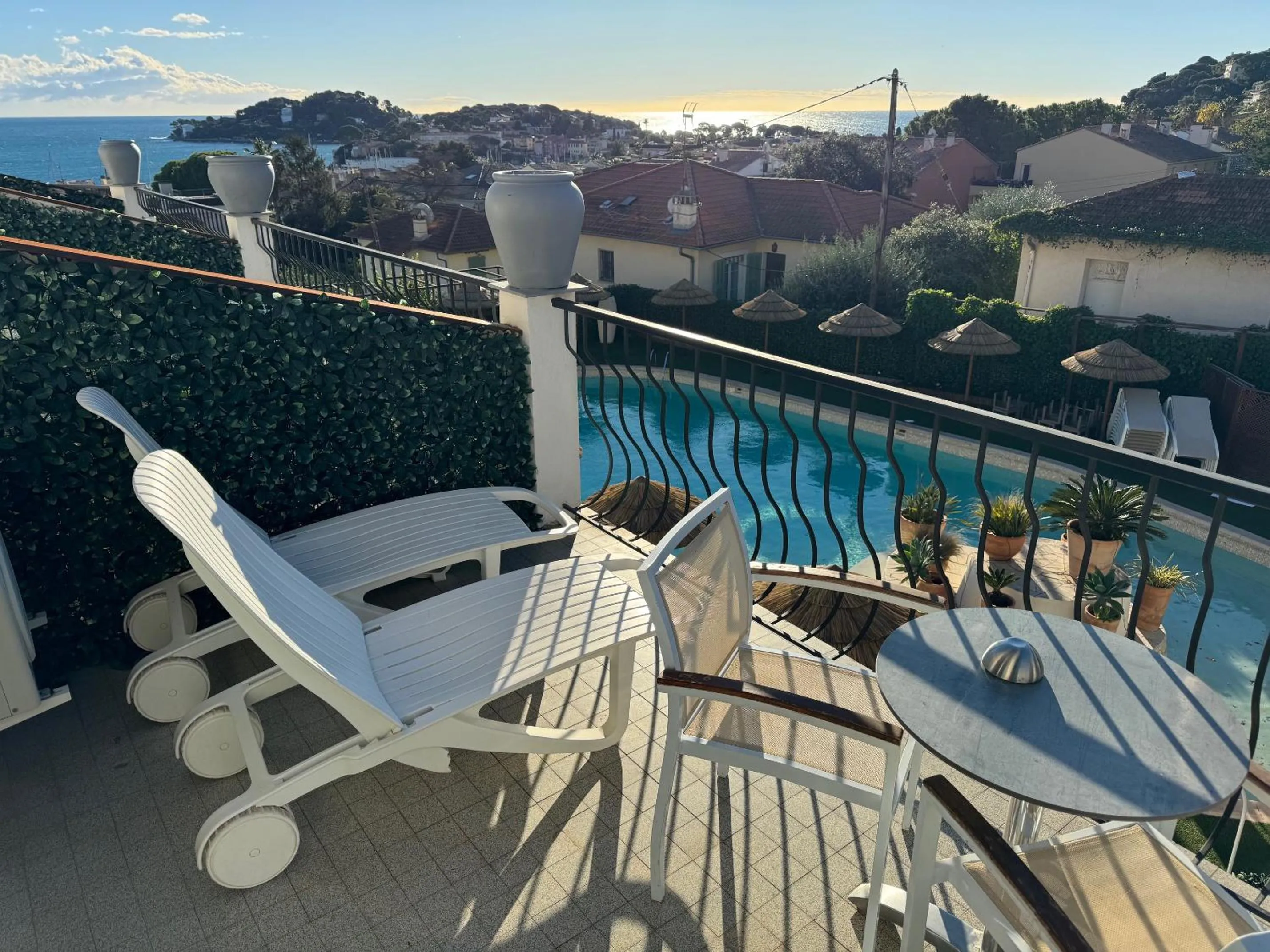 Balcony/Terrace in Boutique Hotel & Spa la Villa Cap Ferrat