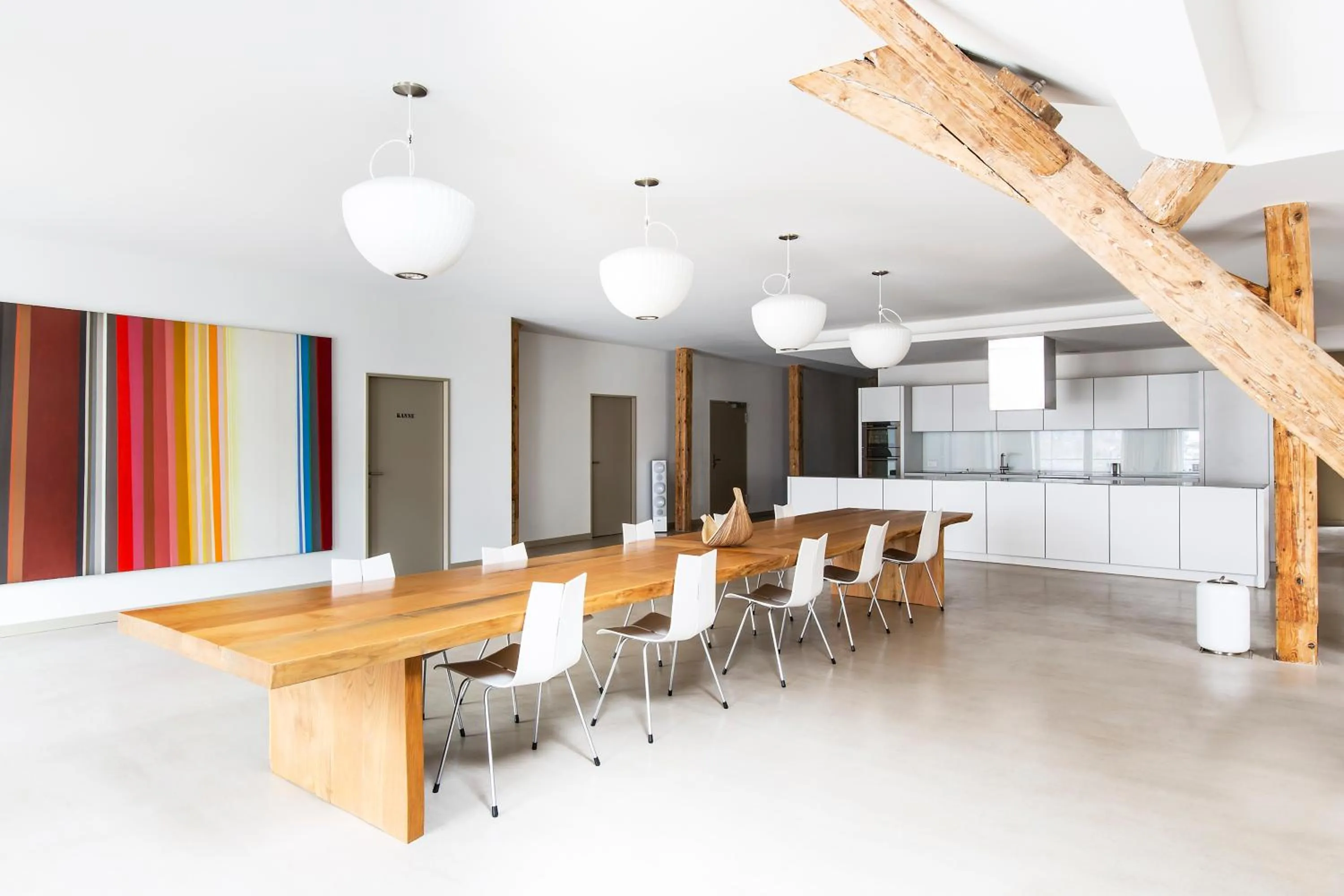 Living room in lofthotel Walensee