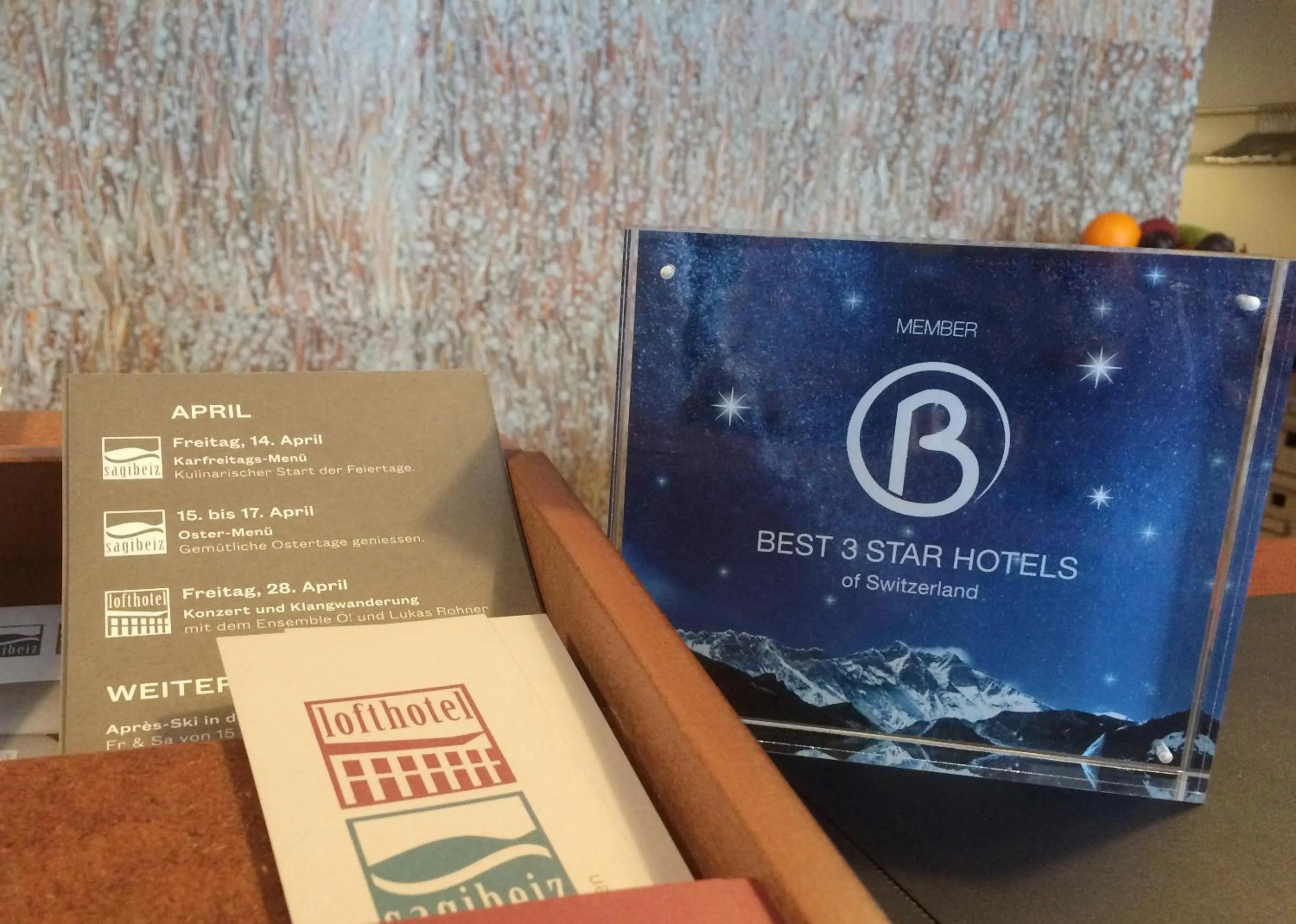 Property logo or sign in lofthotel Walensee