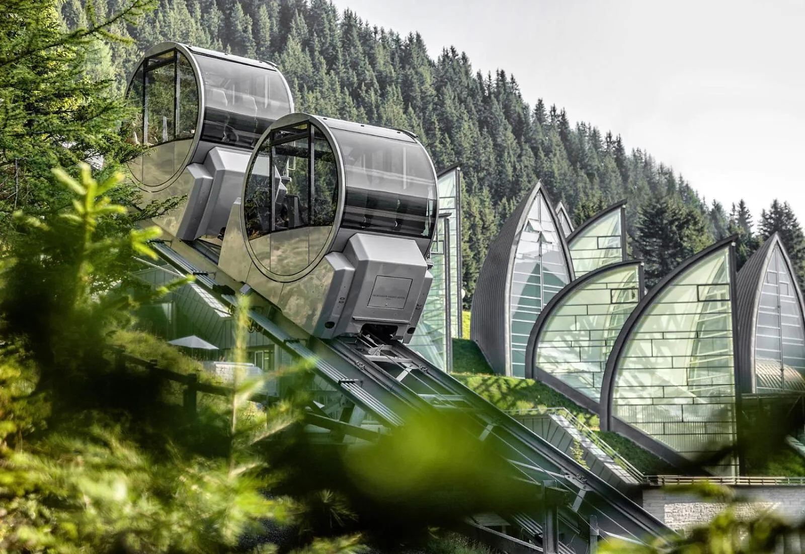 Property building in Tschuggen Grand Hotel - The Leading Hotels of the World