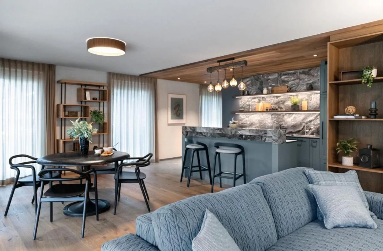 Kitchen or kitchenette in Tschuggen Grand Hotel - The Leading Hotels of the World