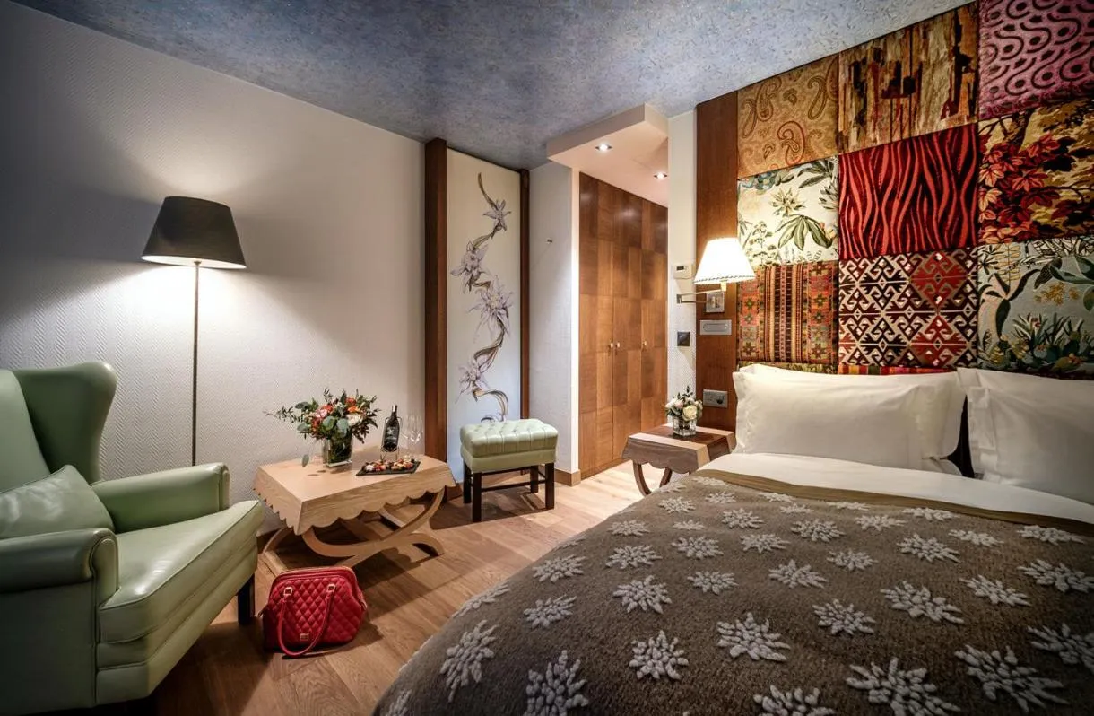 Bed in Tschuggen Grand Hotel - The Leading Hotels of the World