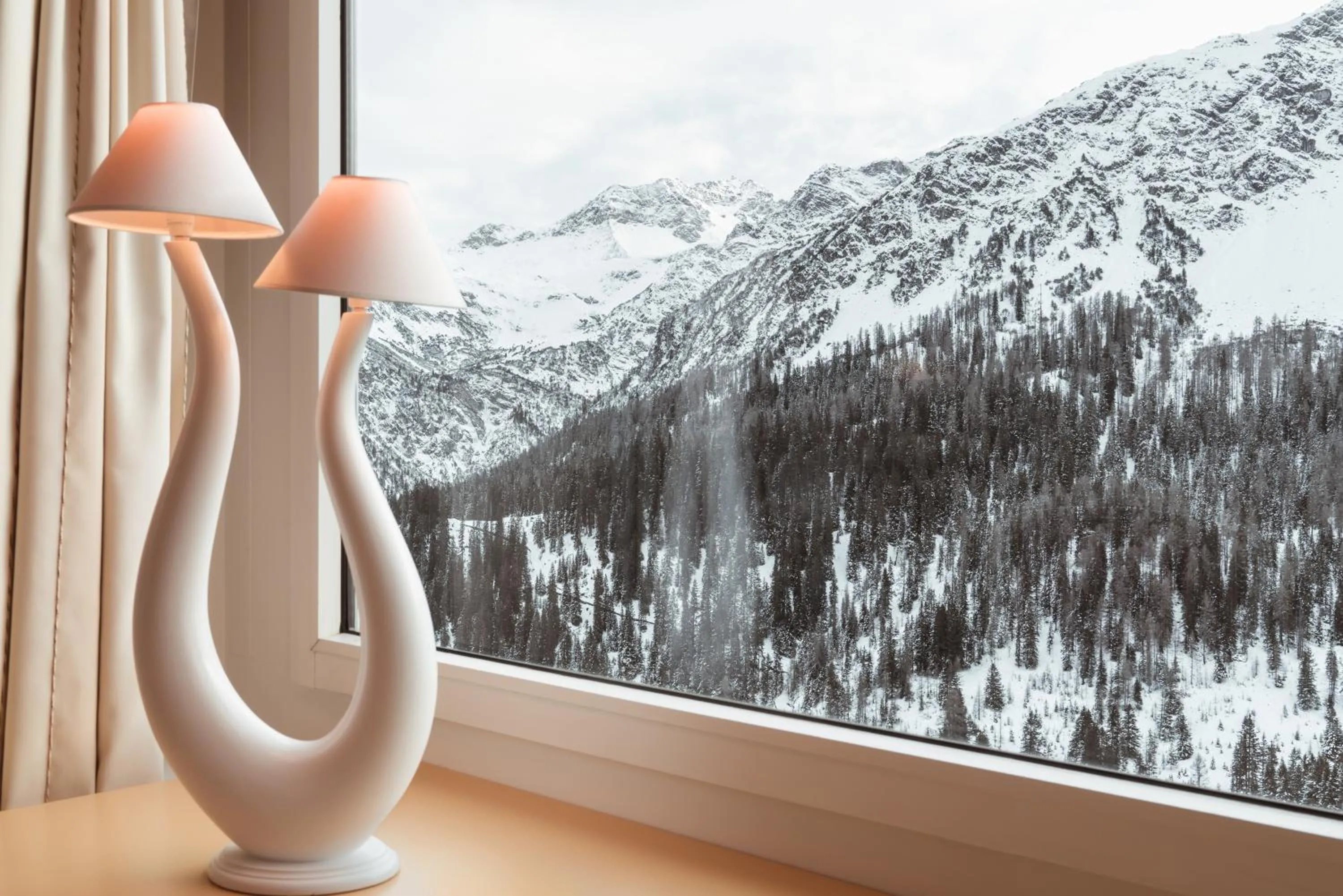 Natural landscape in Tschuggen Grand Hotel - The Leading Hotels of the World