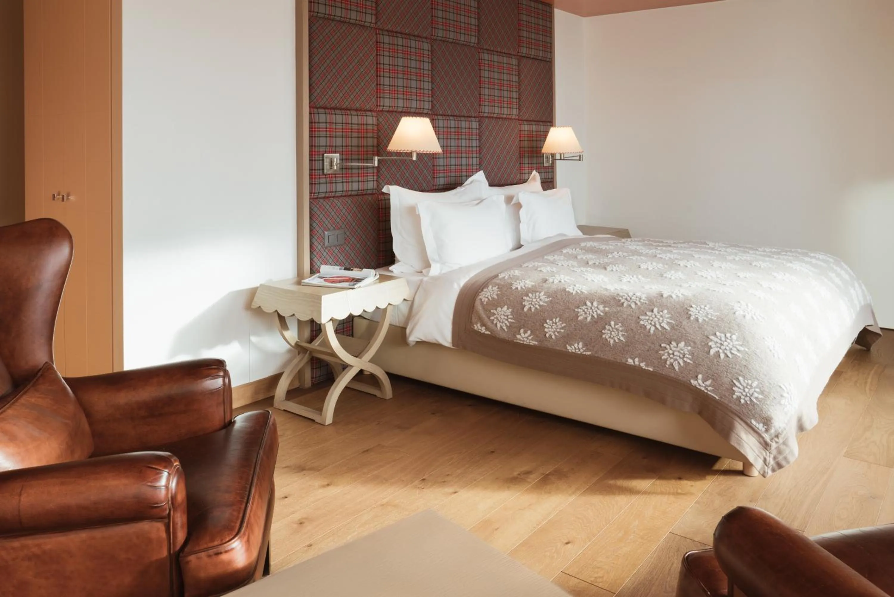 Photo of the whole room, Bed in Tschuggen Grand Hotel - The Leading Hotels of the World