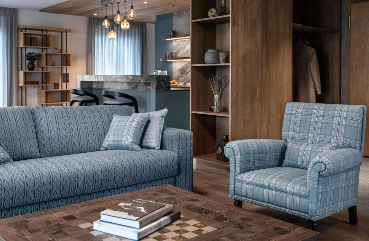 Seating area in Tschuggen Grand Hotel - The Leading Hotels of the World