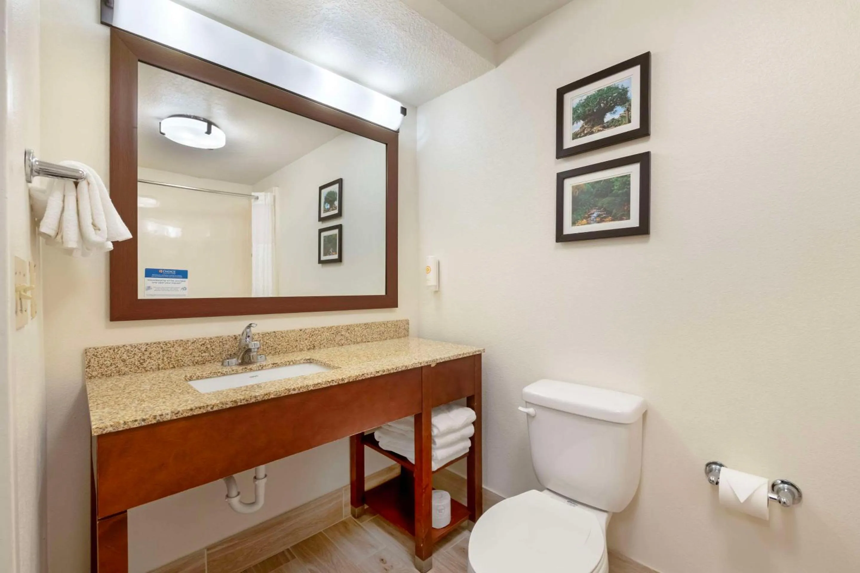 Bedroom in Comfort Suites Downtown