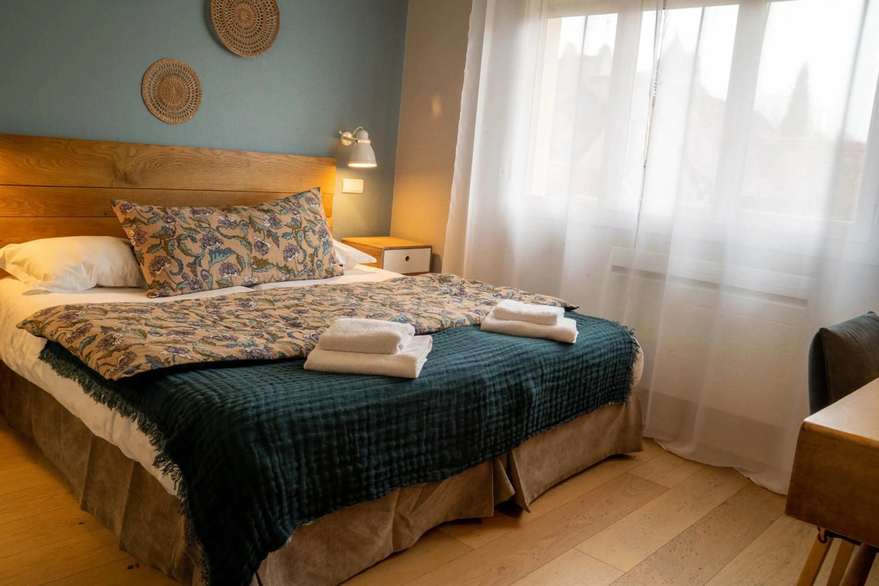 Bedroom, Bed in Logis Hôtels - Le Belvédère - Hôtel 2 étoiles et Restaurant