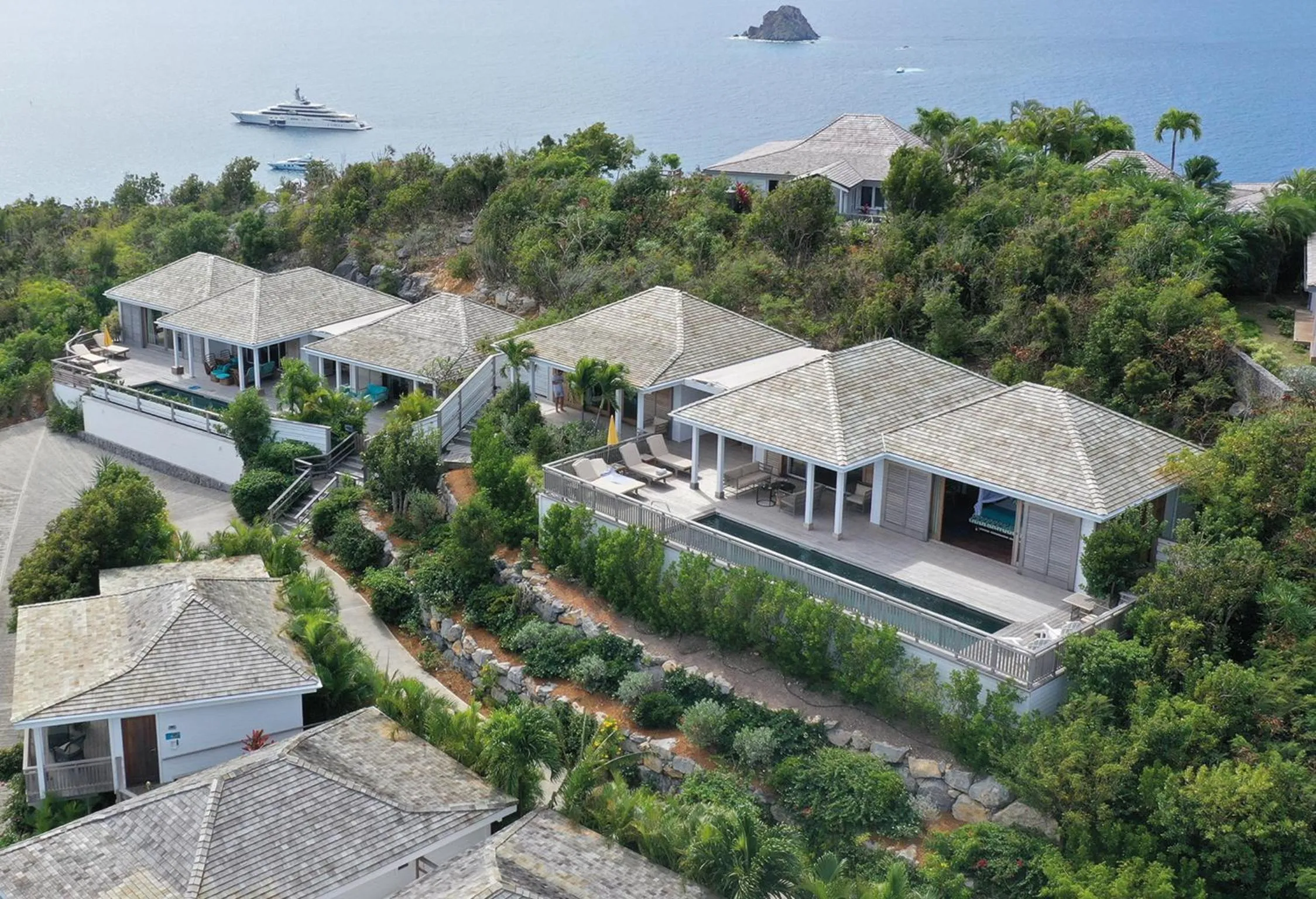 Bird's eye view in GYP SEA Saint Barth