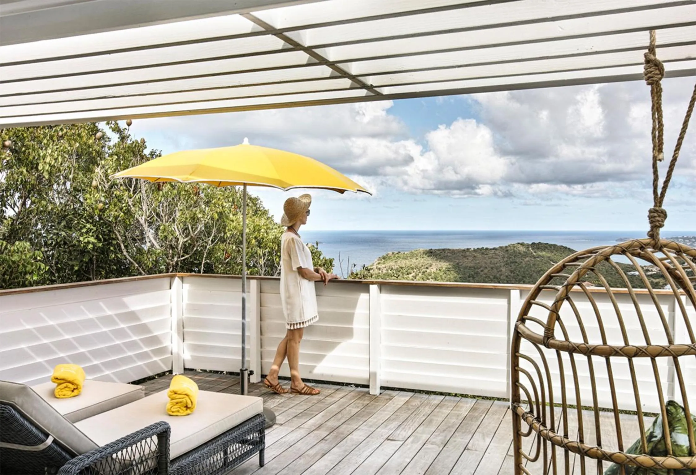 Balcony/Terrace in GYP SEA Saint Barth