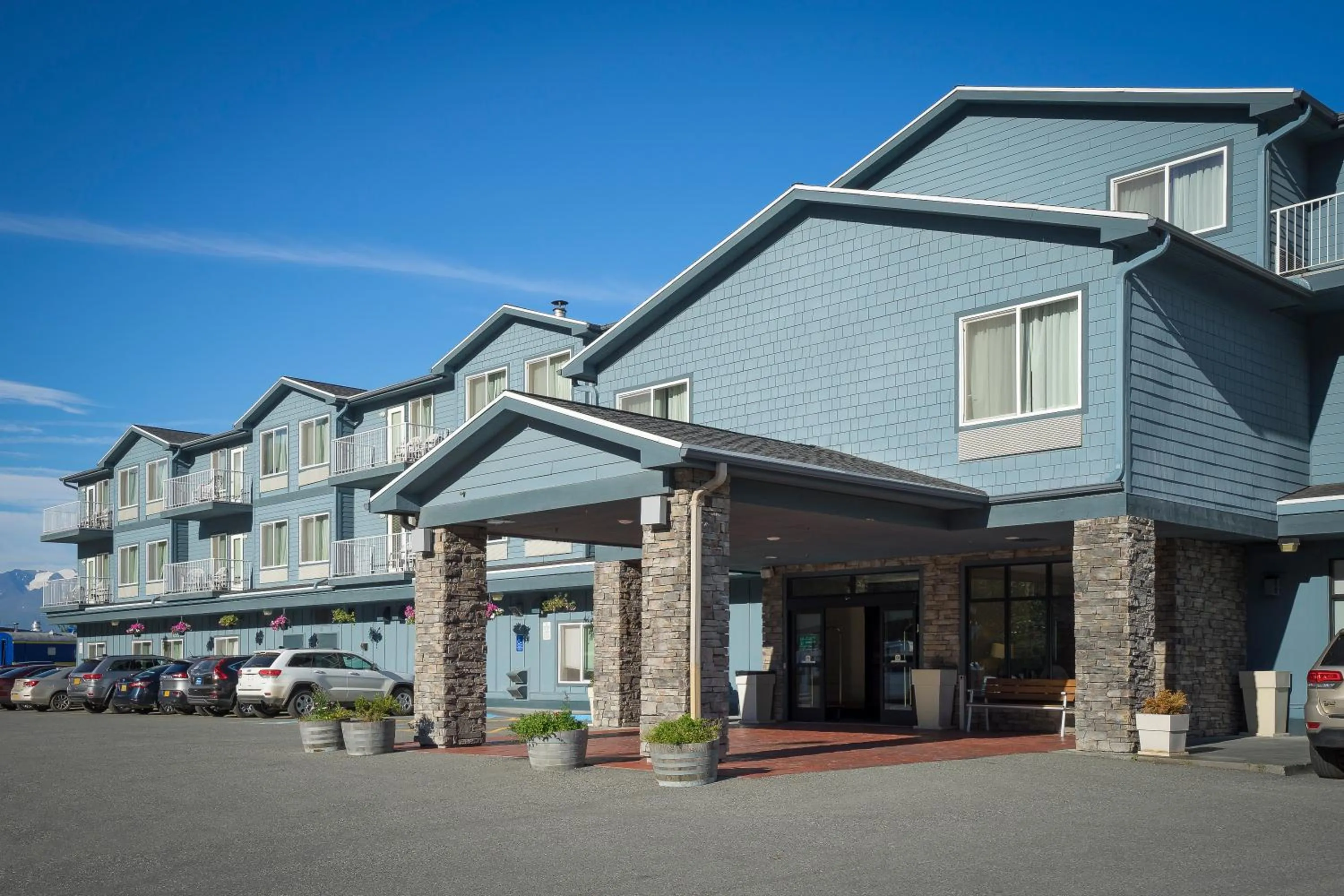 Property building in Harbor 360 Hotel Seward