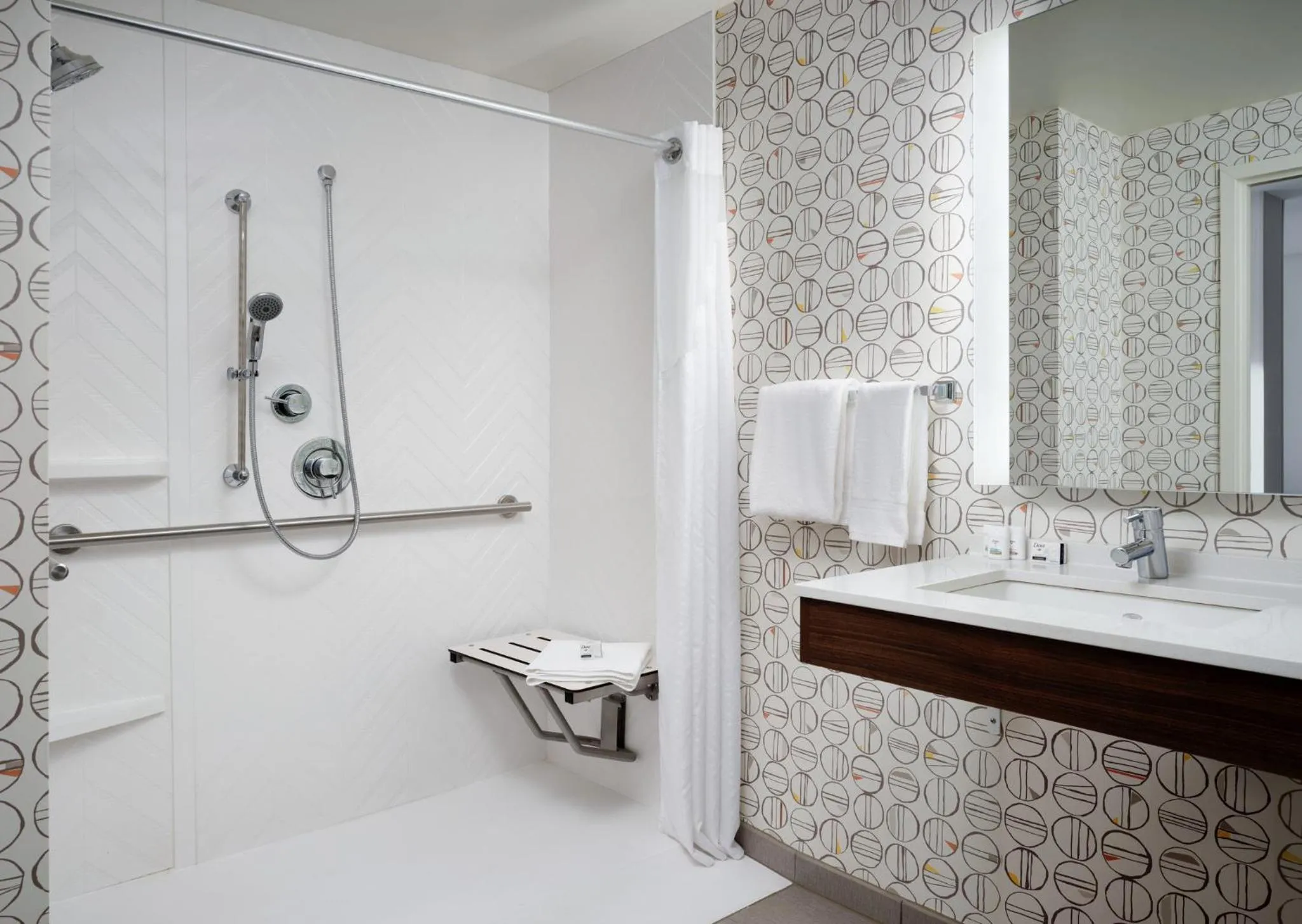 Bathroom in Holiday Inn Boston - Dedham Hotel & Conference Center by IHG