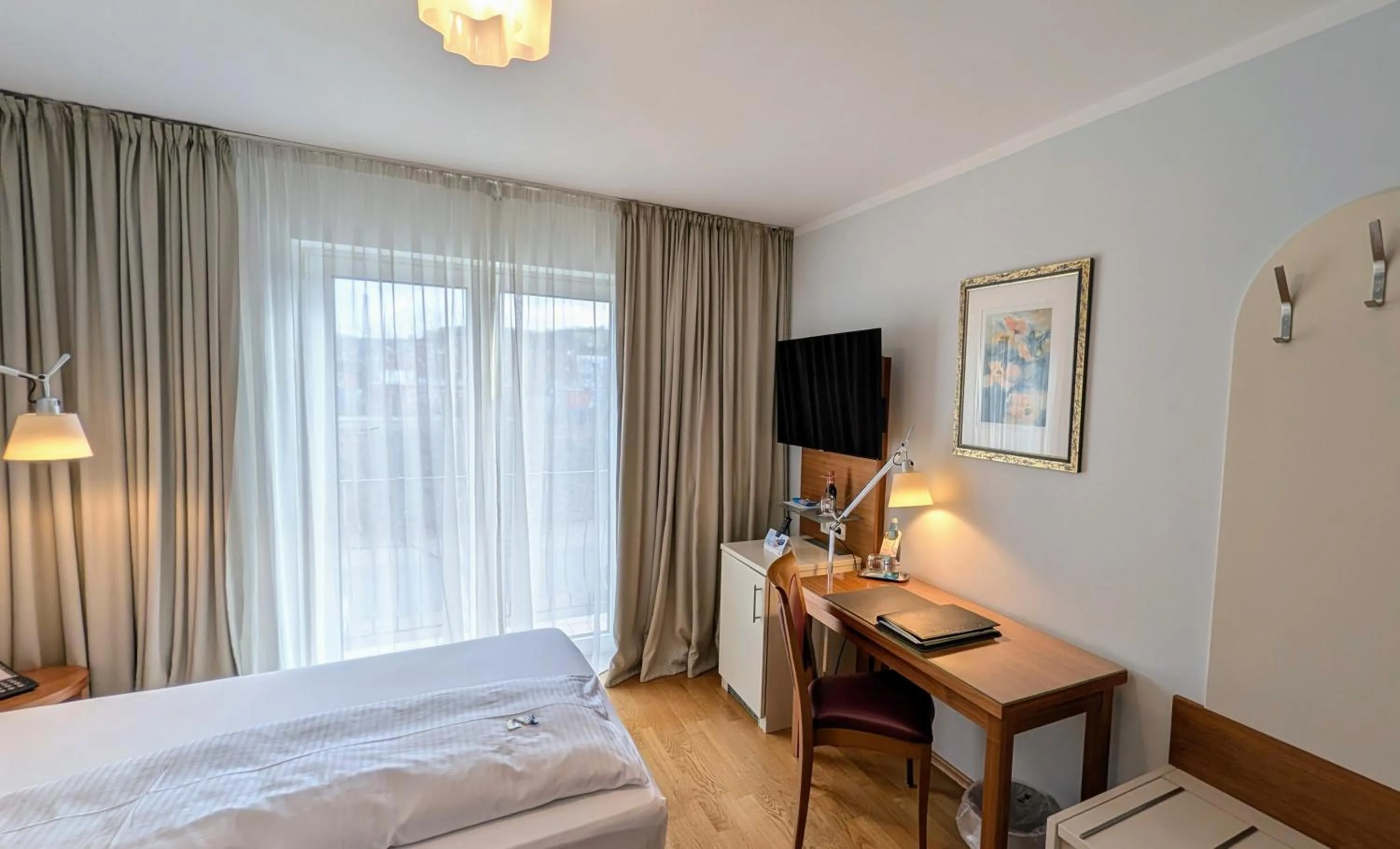 Bed in Hotel Restaurant Felix