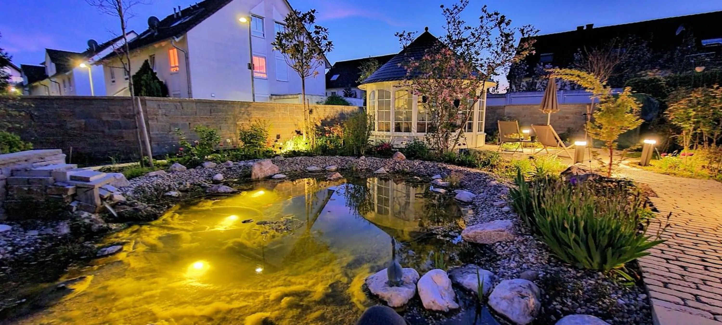 Garden in Hotel Restaurant Felix