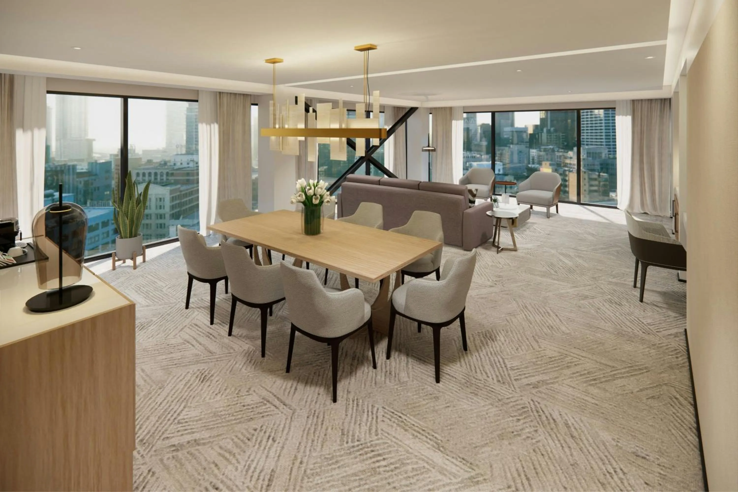 Living room in Sheraton Bahrain Hotel