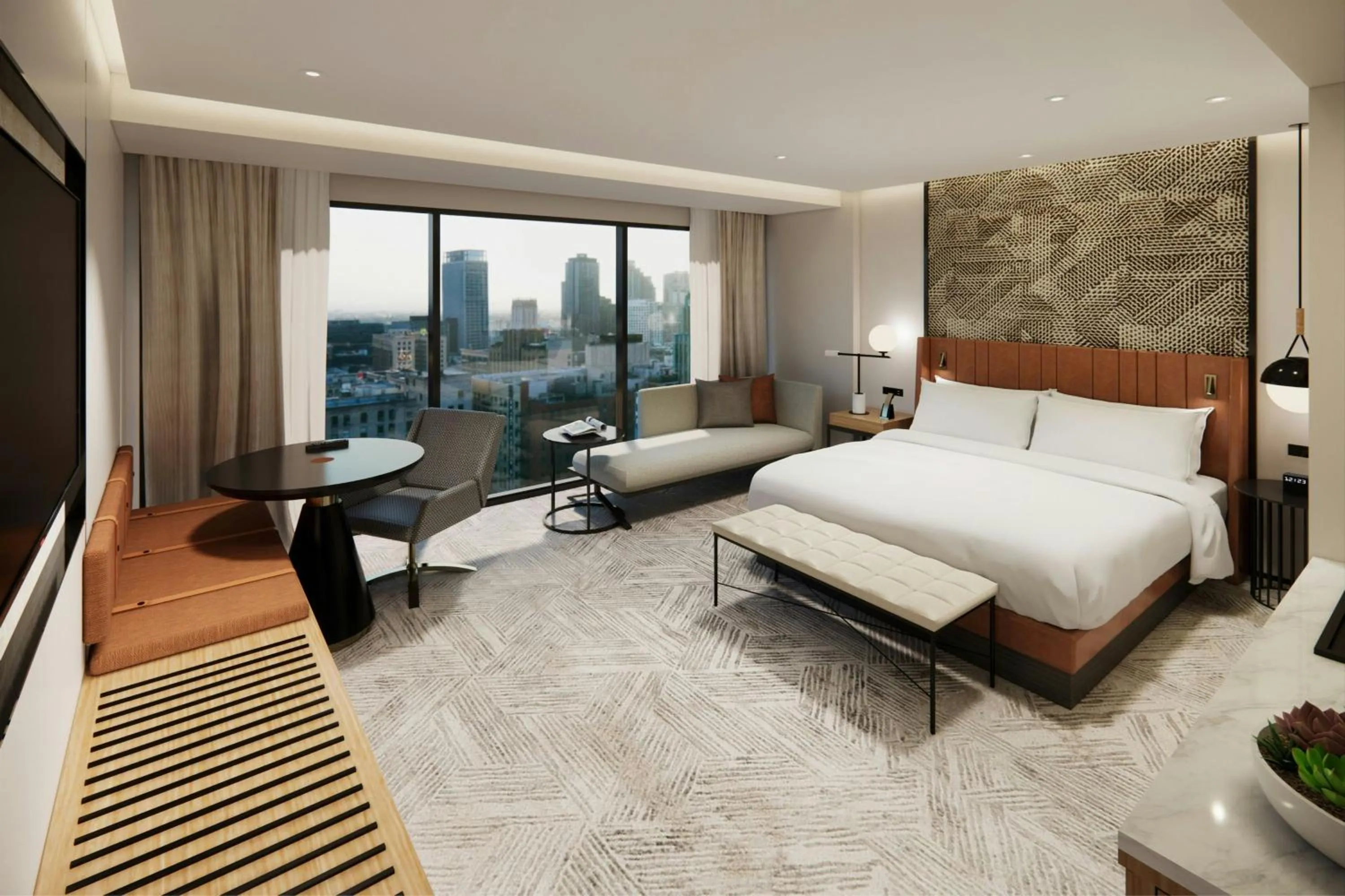 Photo of the whole room, Bed in Sheraton Bahrain Hotel