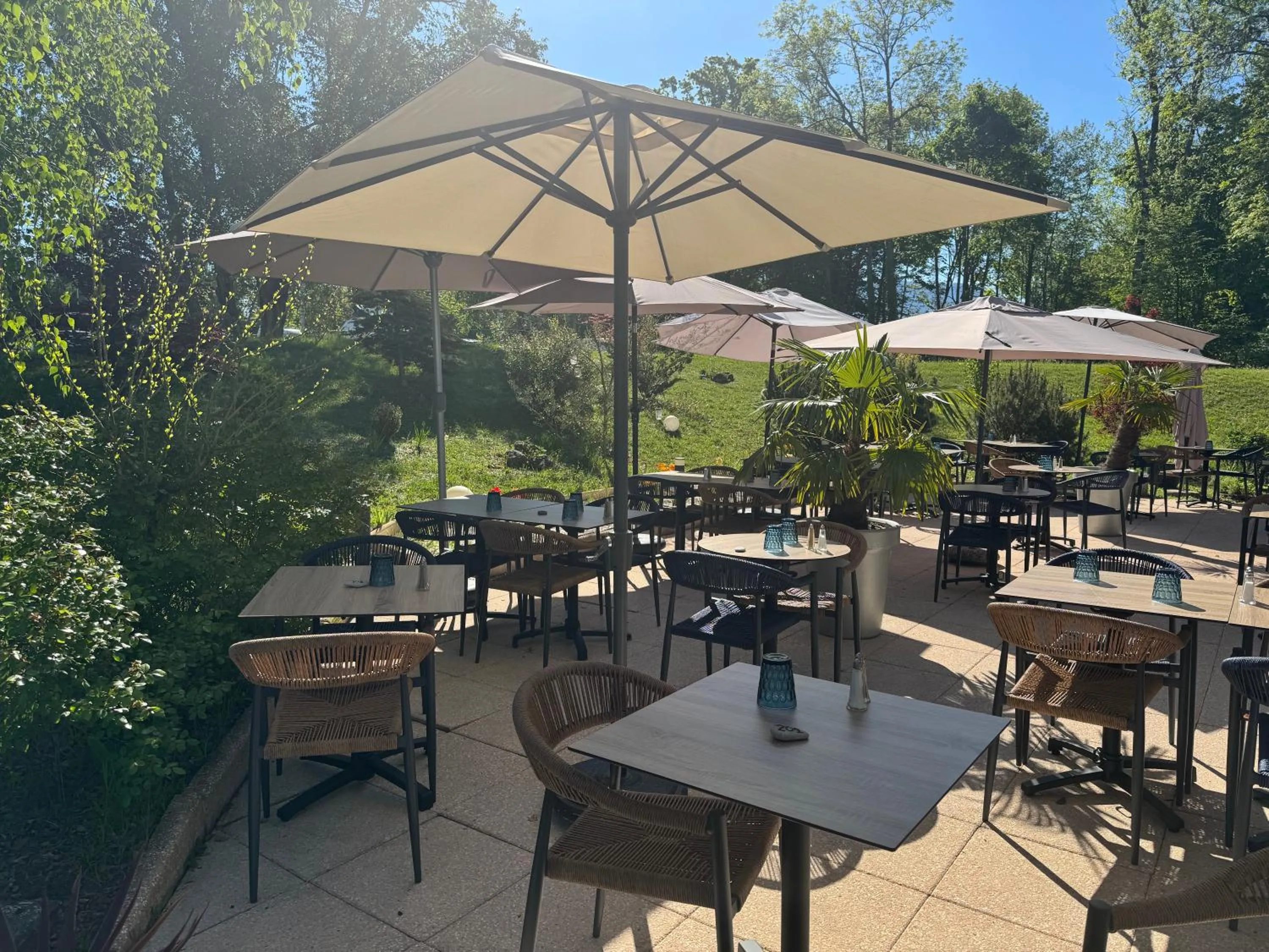 Patio in Hôtel Côté Sud Léman