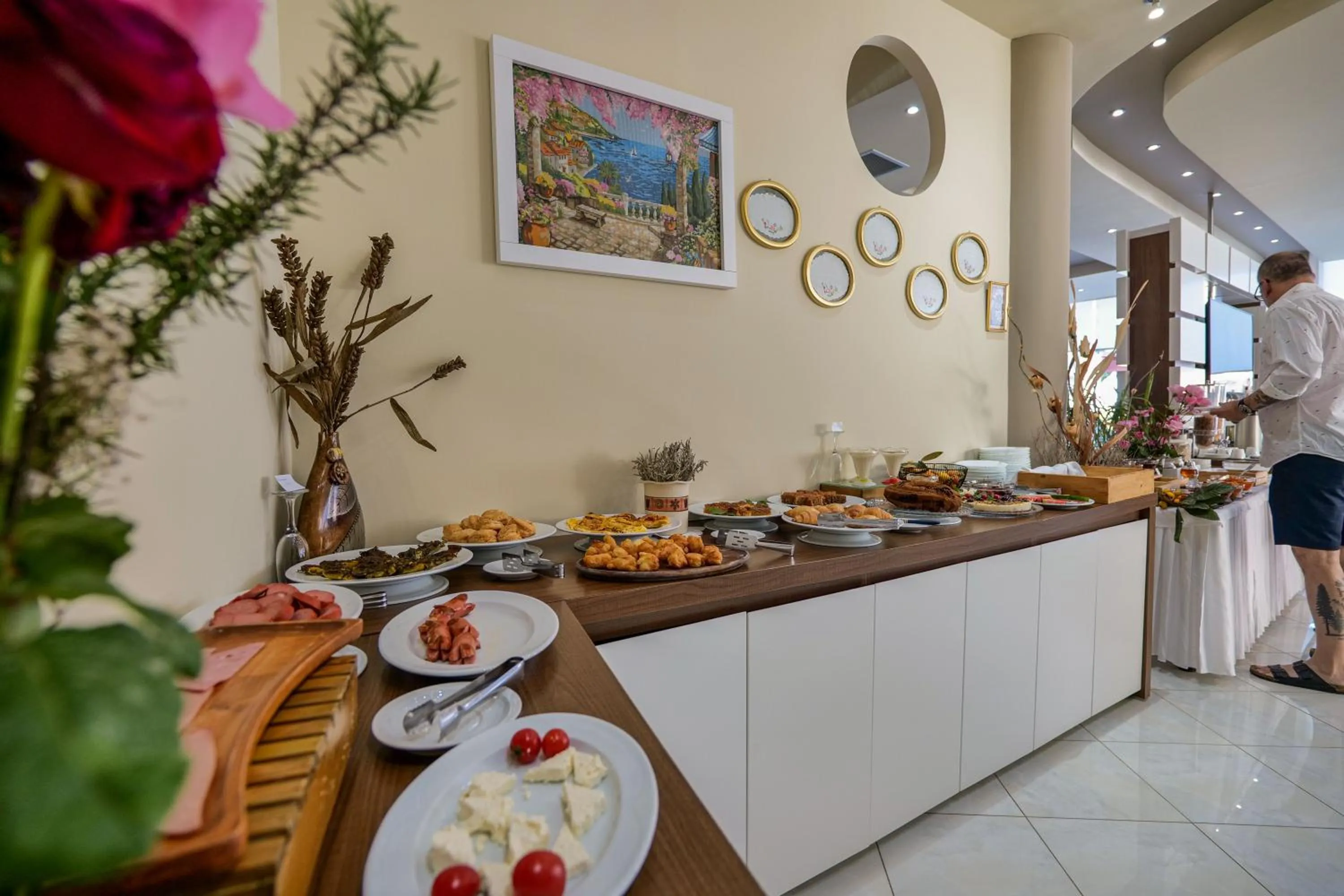 Buffet breakfast in Hotel Oasis