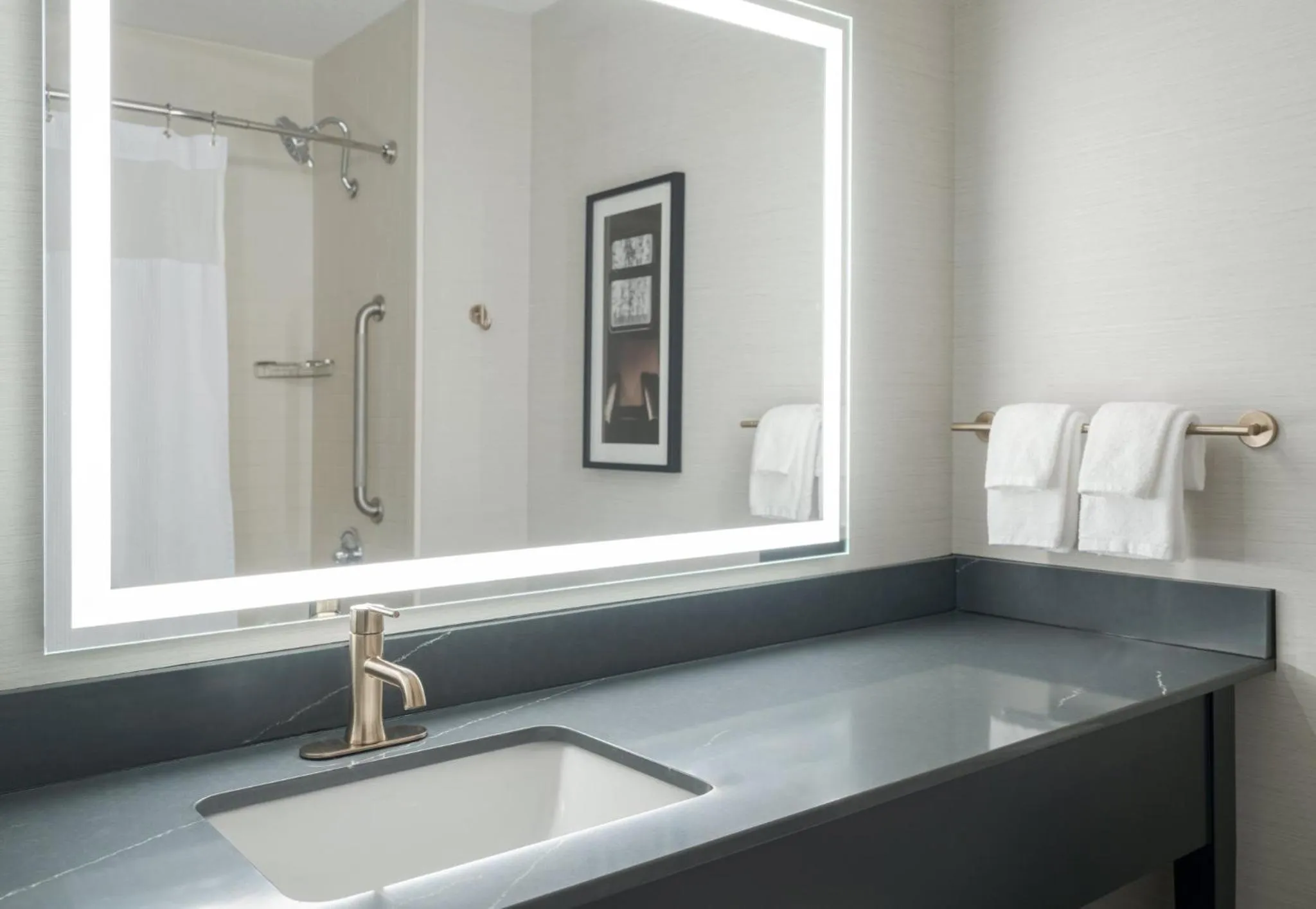 Bathroom in Crowne Plaza Indianapolis-Dwtn-Union Stn by IHG