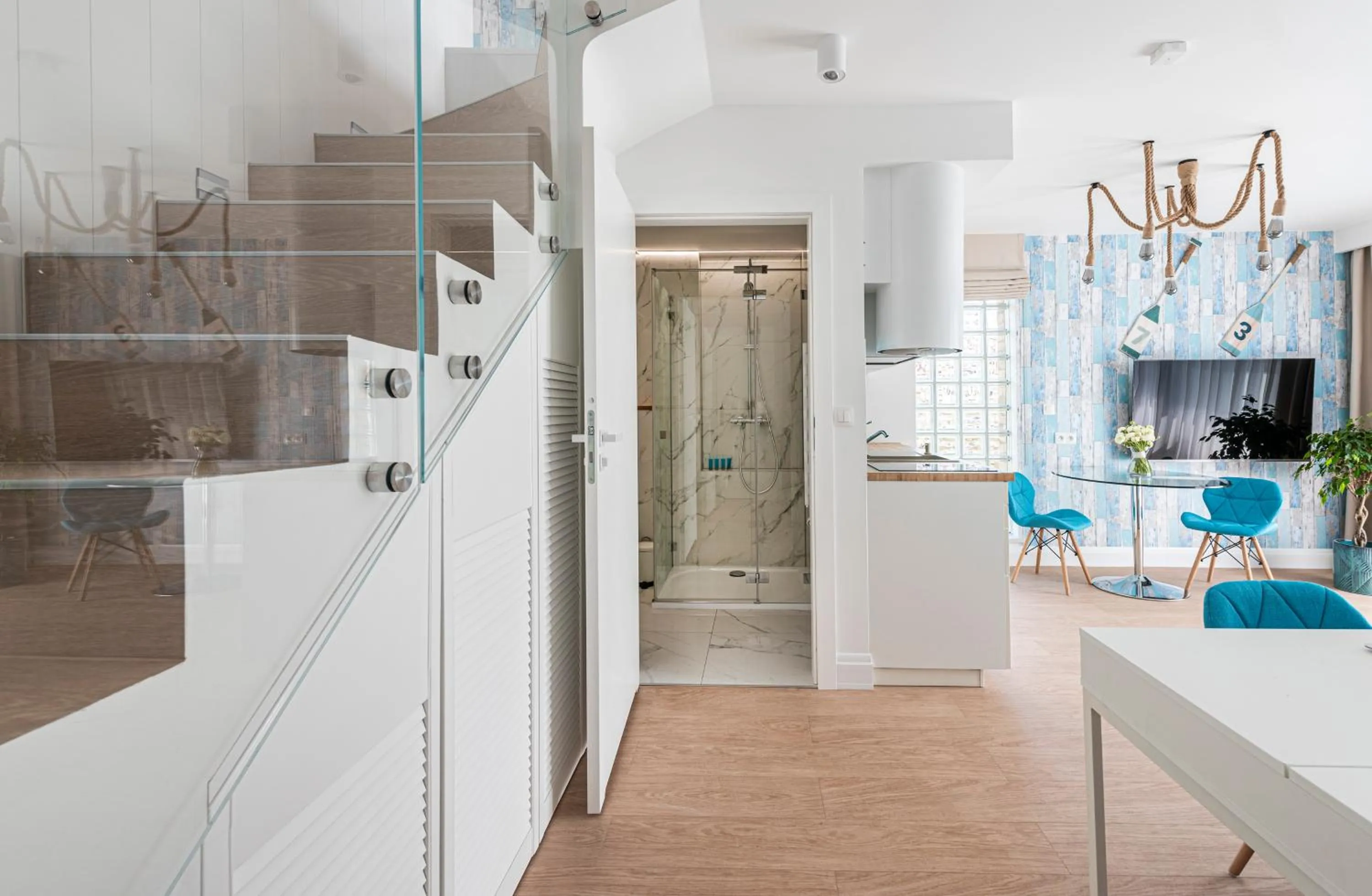 Kitchen or kitchenette in Lapwing Residence Sopot