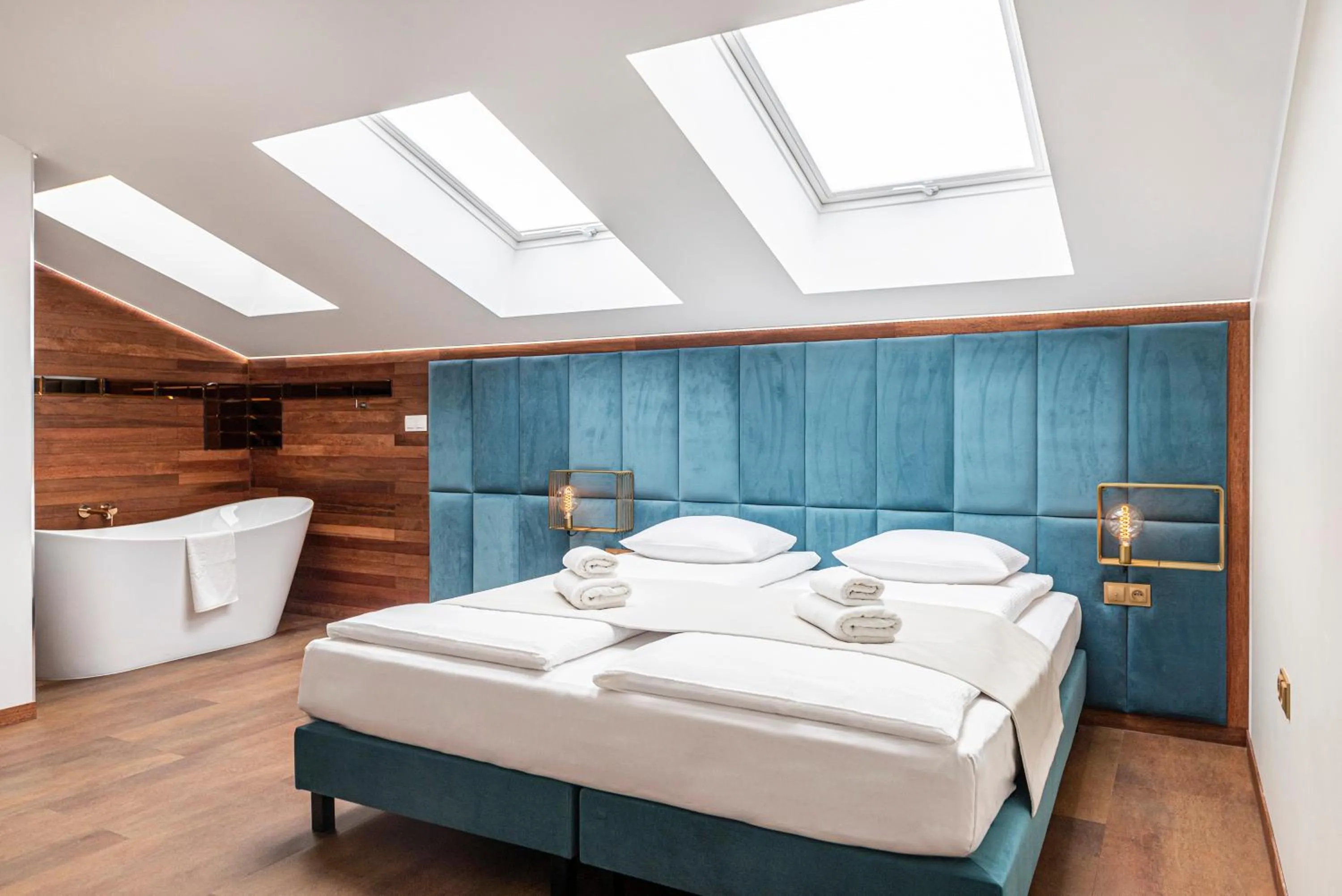 Bed in Lapwing Residence Sopot