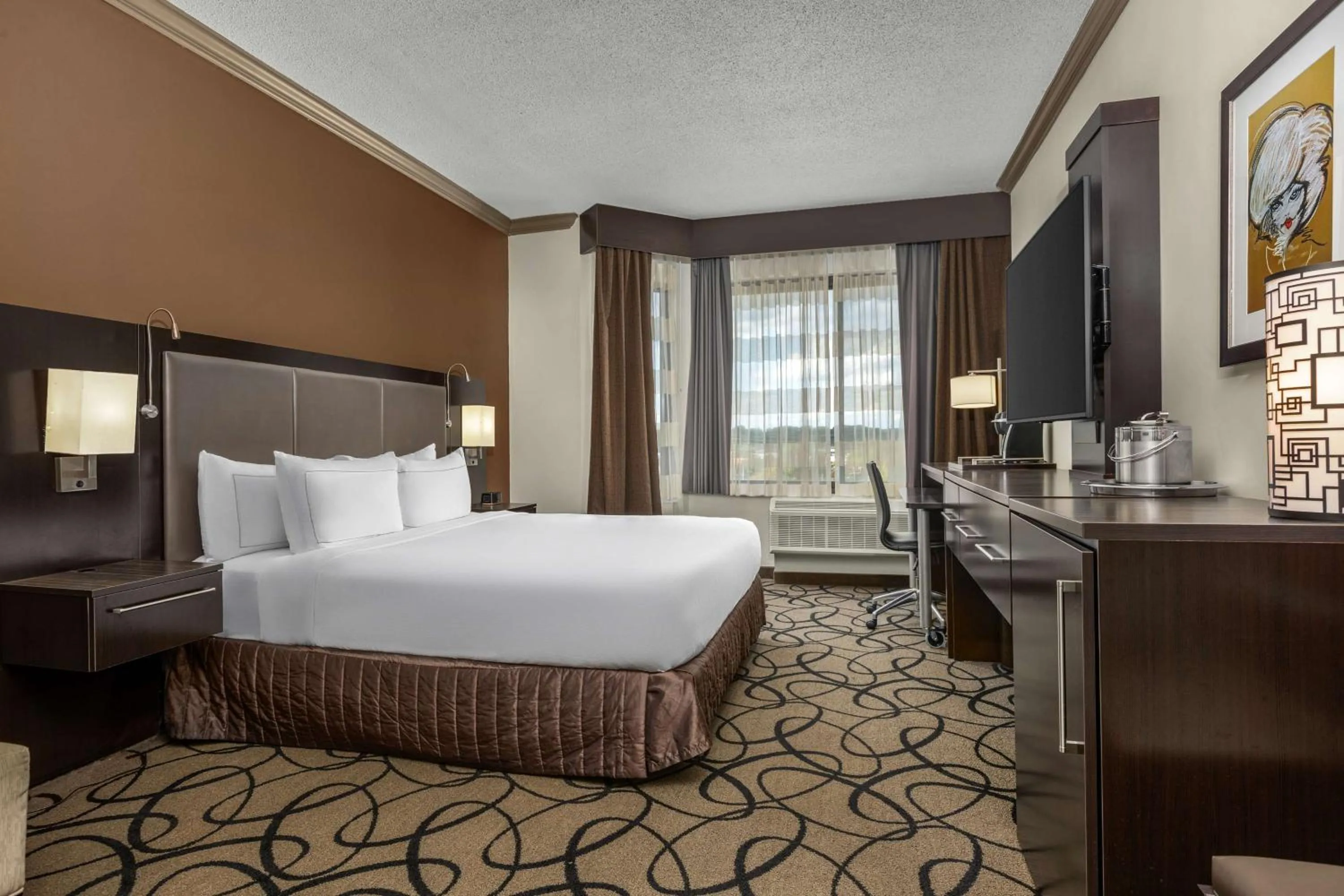 Bed in The Verve Boston Natick, Tapestry Collection by Hilton