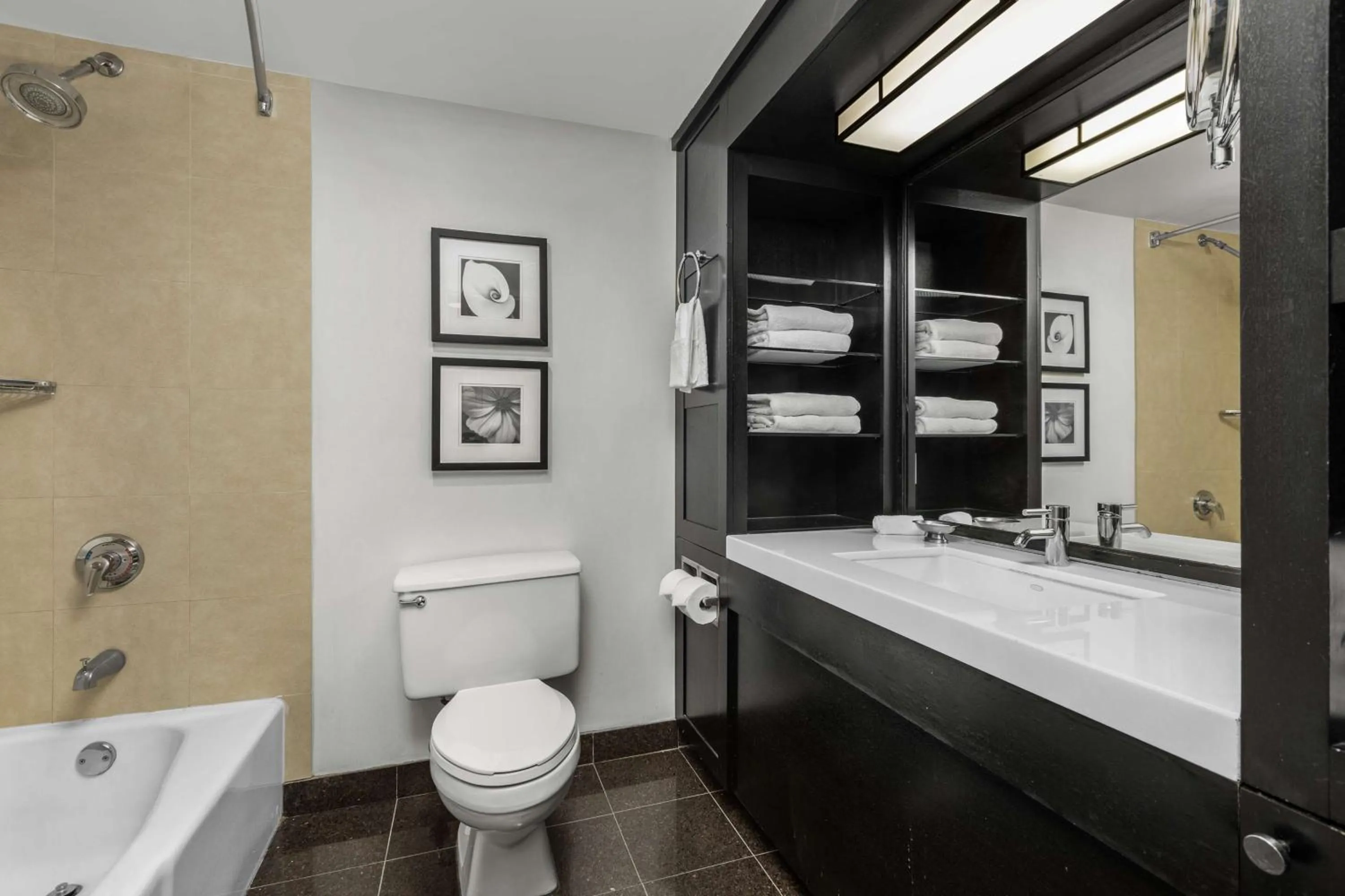 Shower in The Verve Boston Natick, Tapestry Collection by Hilton