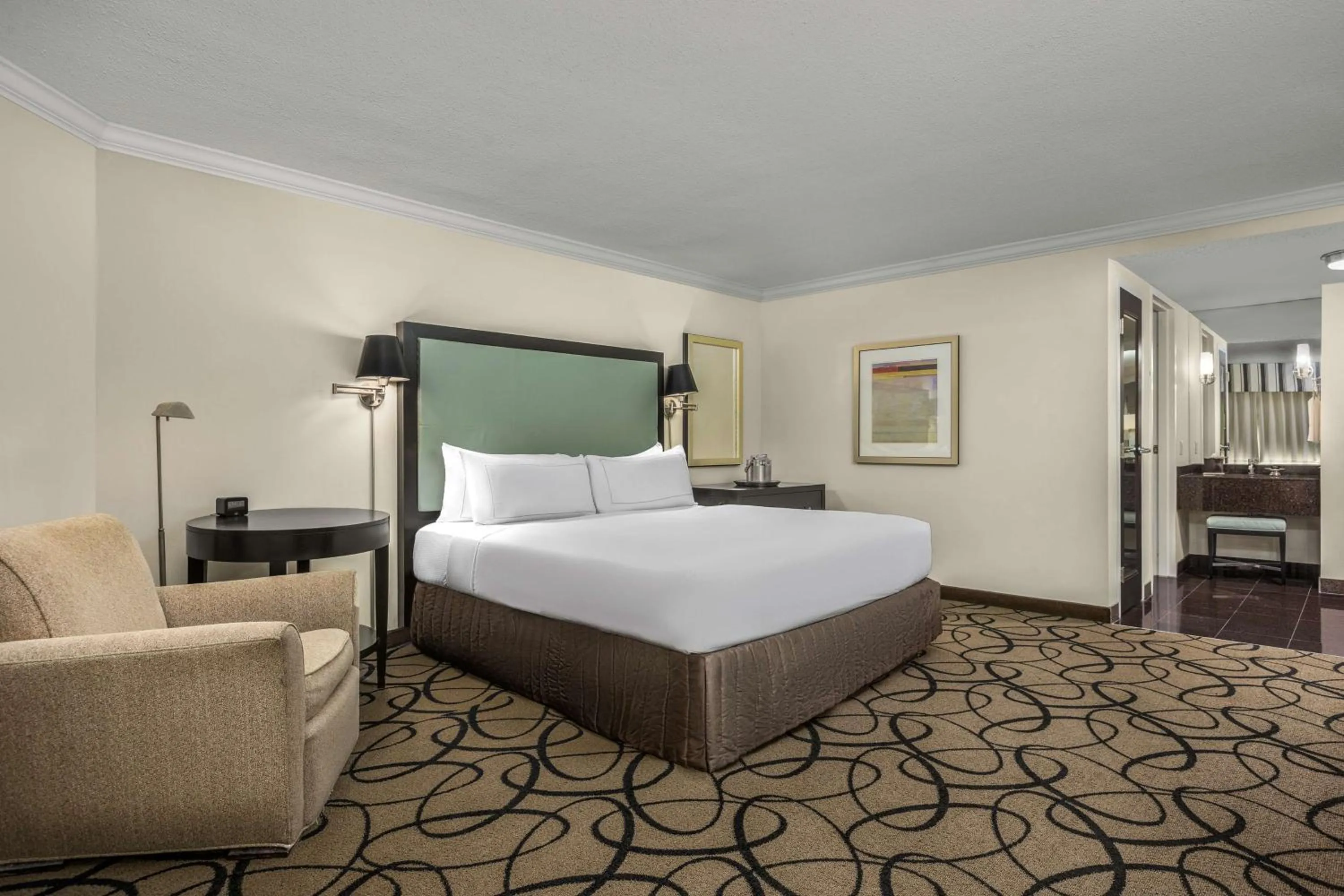 Bed in The Verve Boston Natick, Tapestry Collection by Hilton