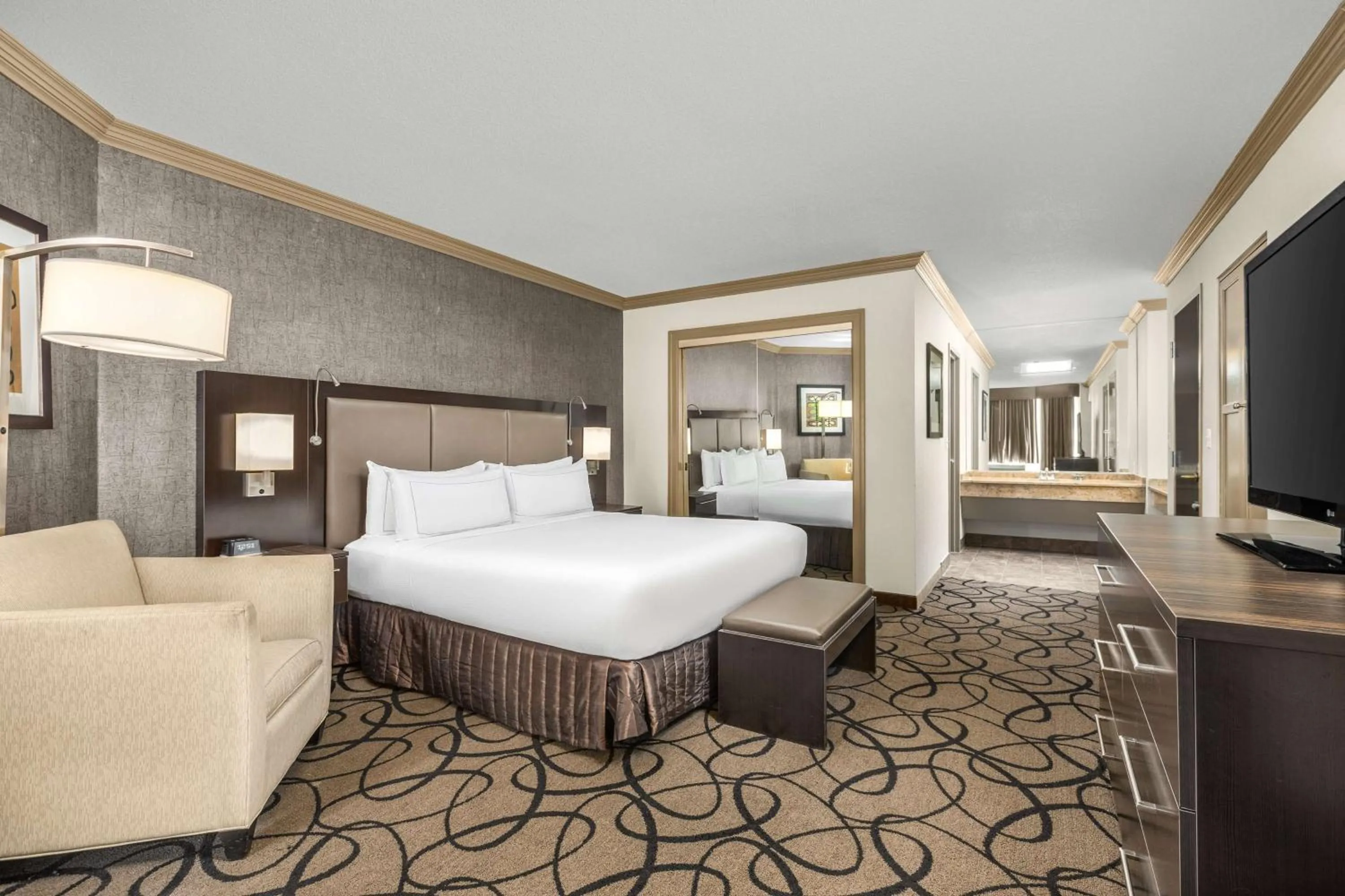 Bed in The Verve Boston Natick, Tapestry Collection by Hilton